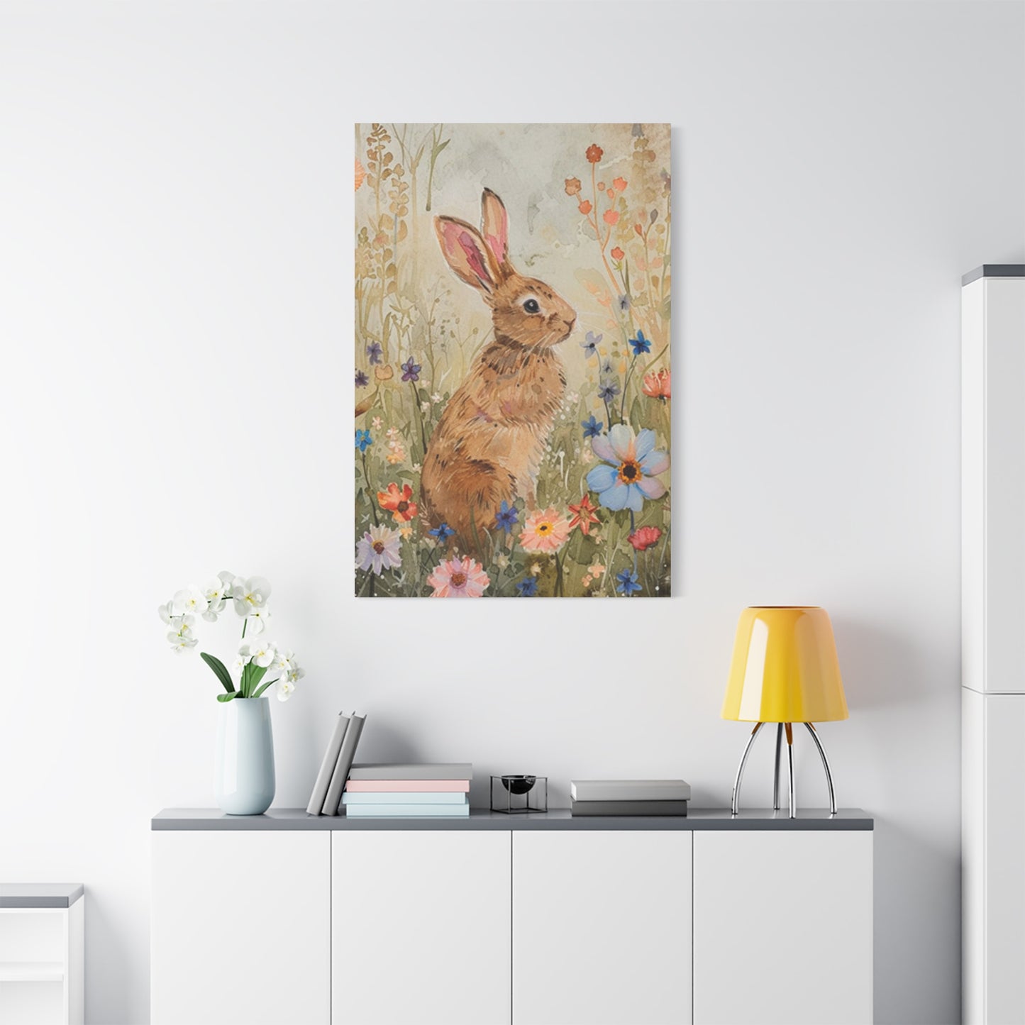 Flora, Fauna & Rabbit Painting Wall Art & Canvas Prints