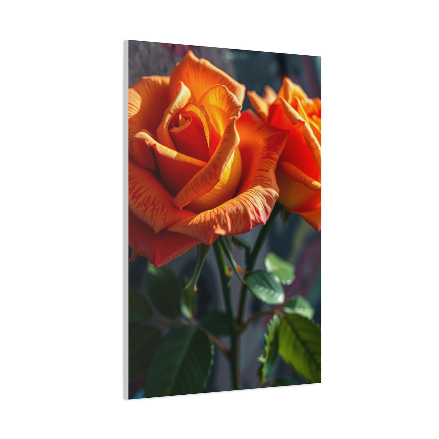 Graffiti Roses Art Premium Canvas 17 Wall Art & Canvas Print