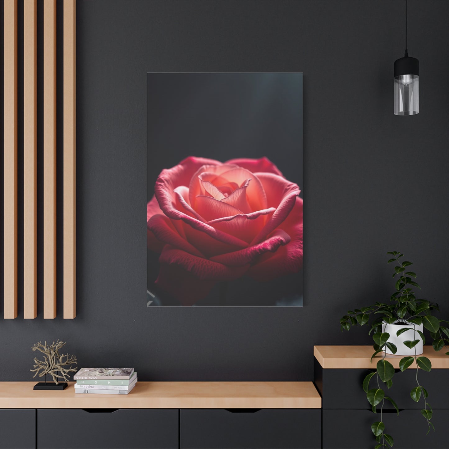 Rose Flower Art Supreme Canvas Wall Art & Canvas Print