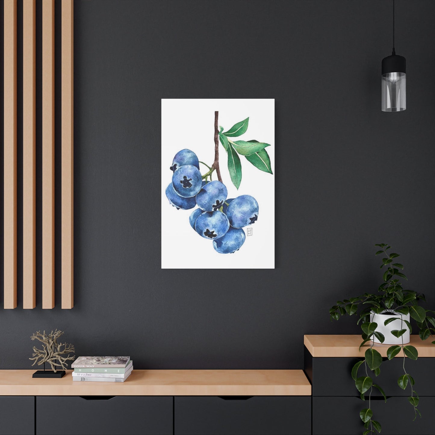 Blueberries Wall Art & Canvas Prints