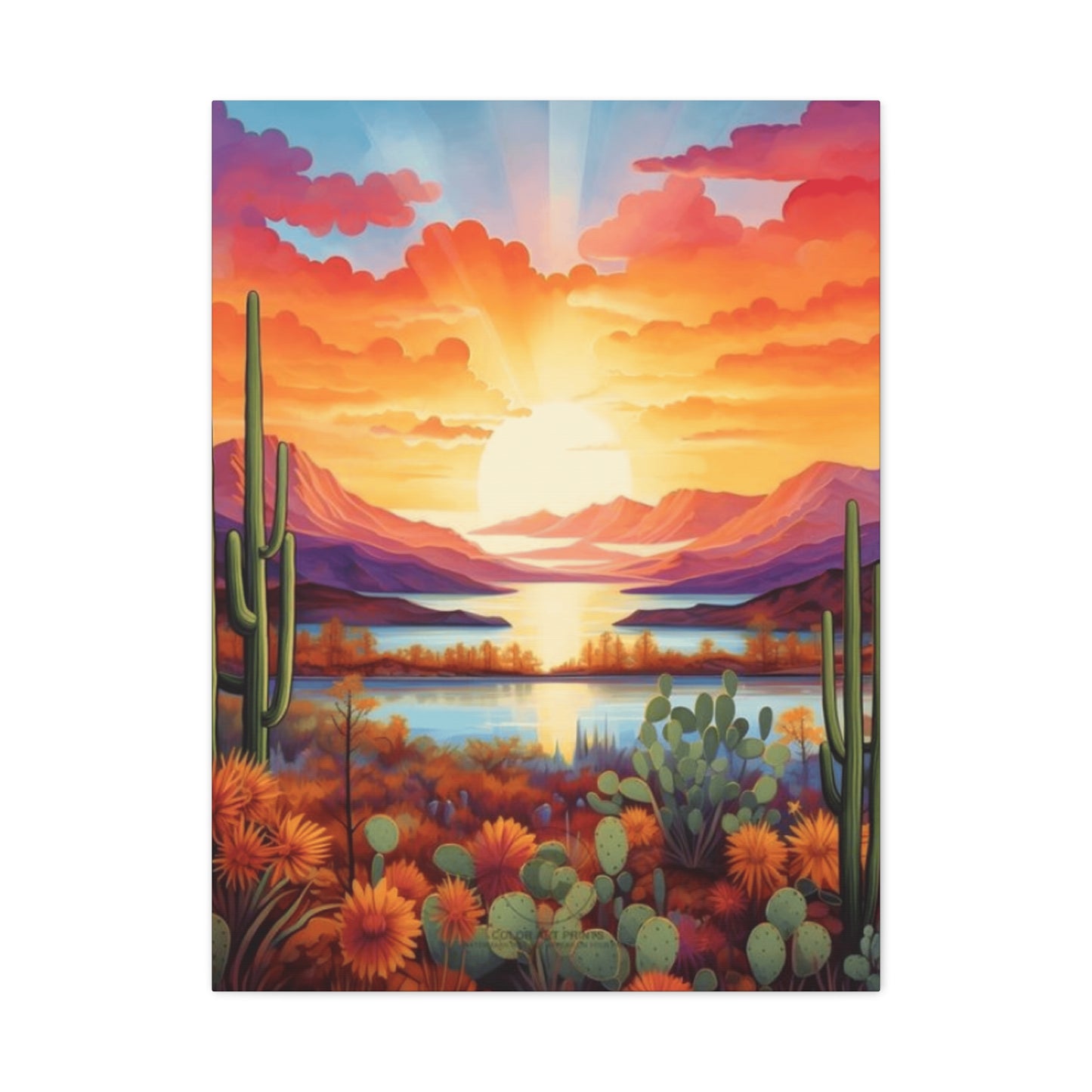 Arizona Desert Sunrise Wall Art & Canvas Prints