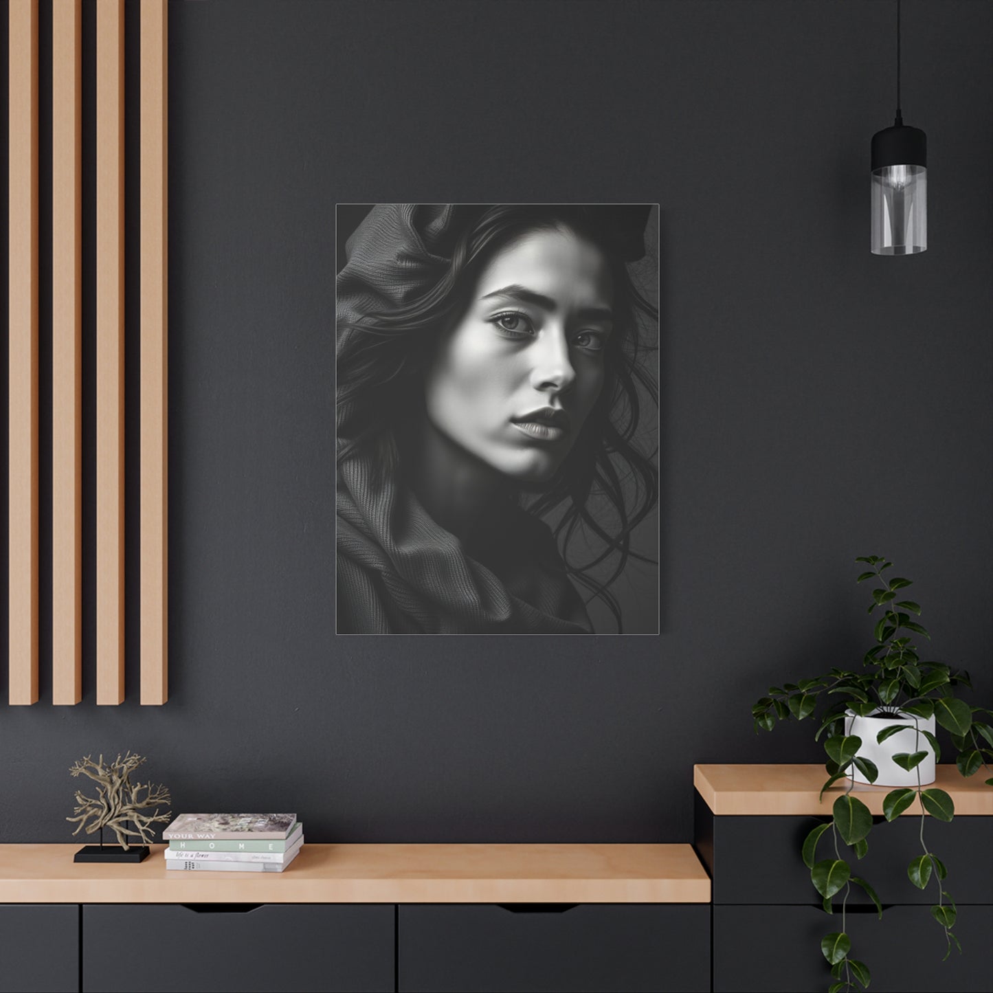 Gilded Monochrome Dream Wall Art & Canvas Print