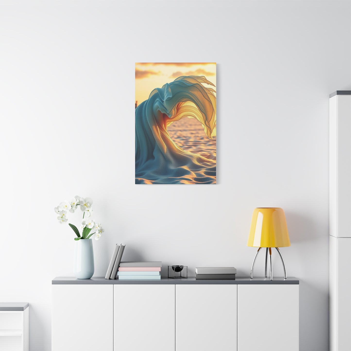 Vibrant Coastal Tapestry Wall Art & Canvas Print