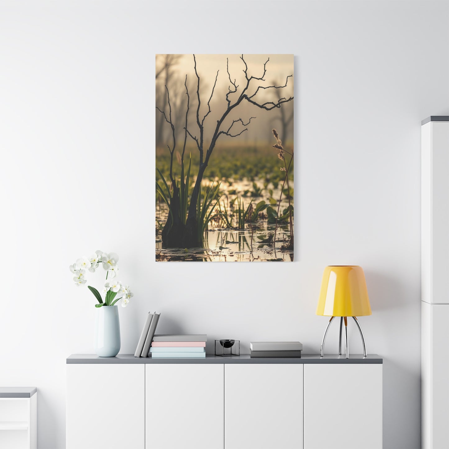 Marsh & Swamp Art Canvas Art 3 Wall Art & Canvas Print