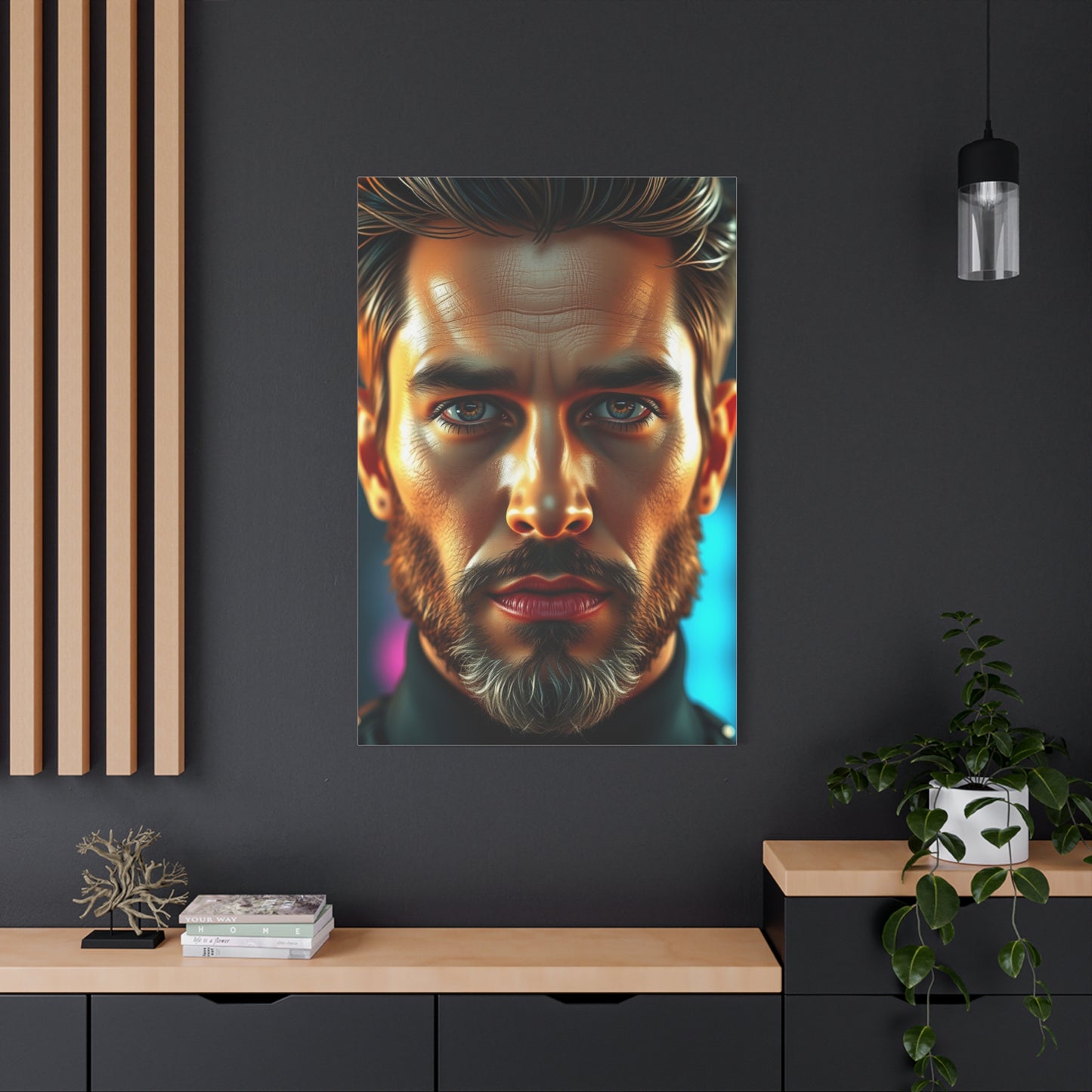 Polychromatic Pixel Prowess Wall Art & Canvas Print