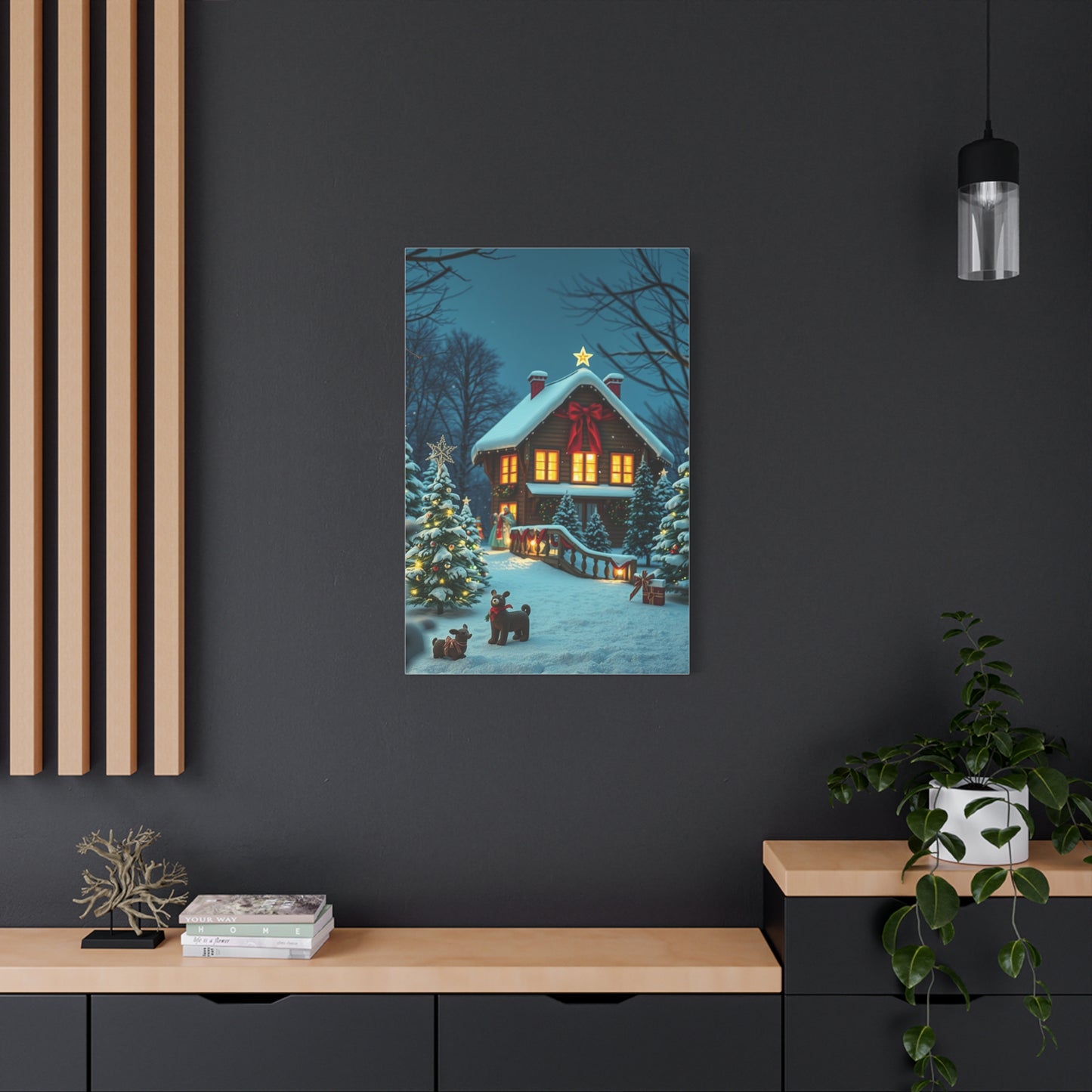 Nostalgic Noël Elegance Wall Art