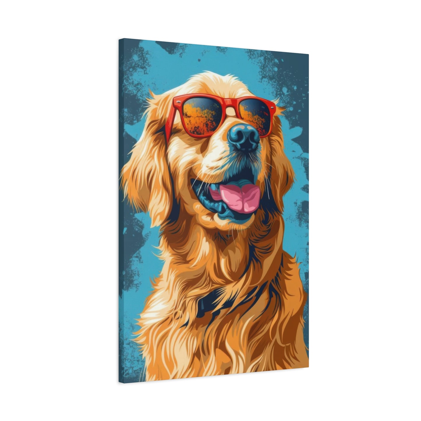 Golden Retriever Sunglasses Wall Art & Canvas Prints