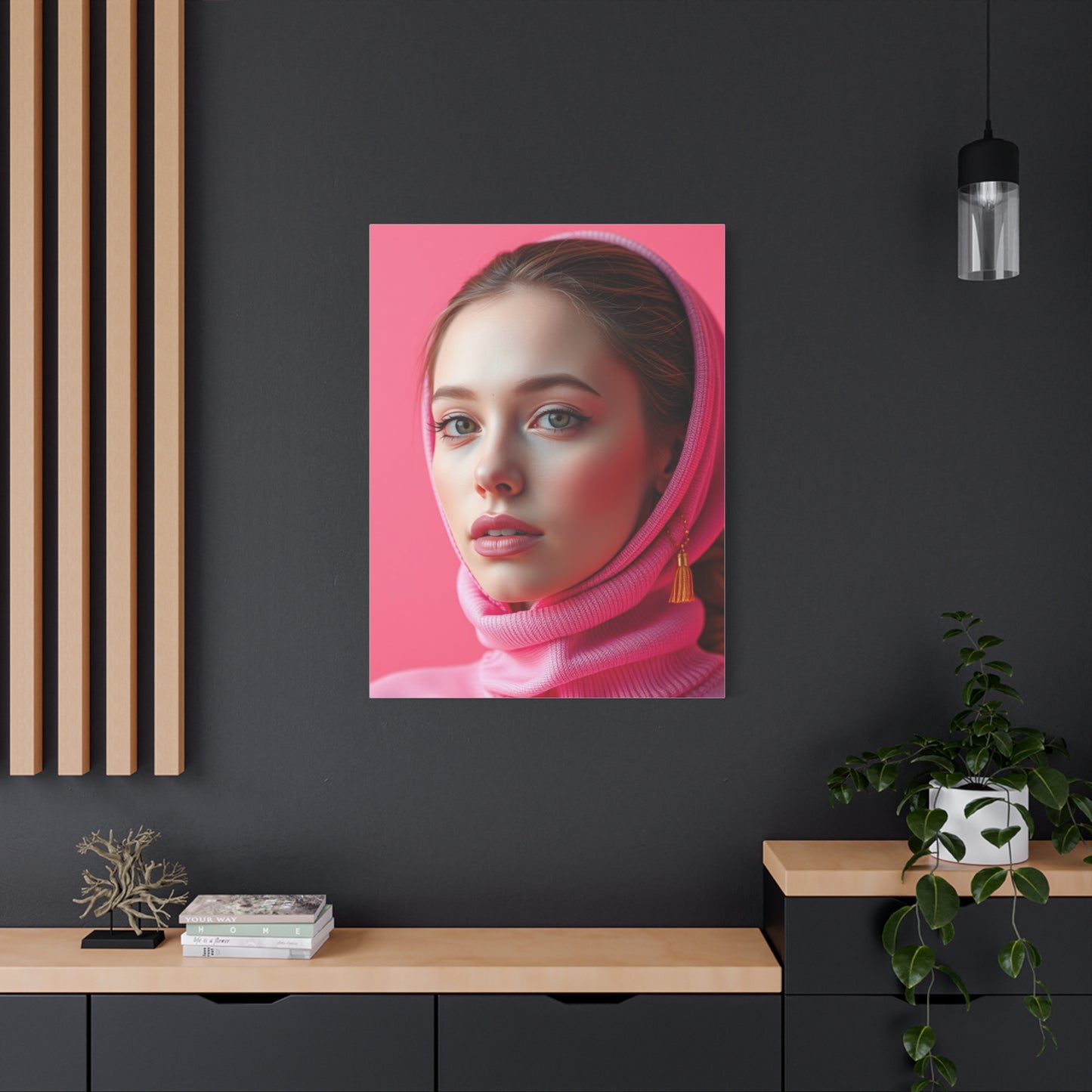 Pink Art Premium Canvas 19 Wall Art & Canvas Print