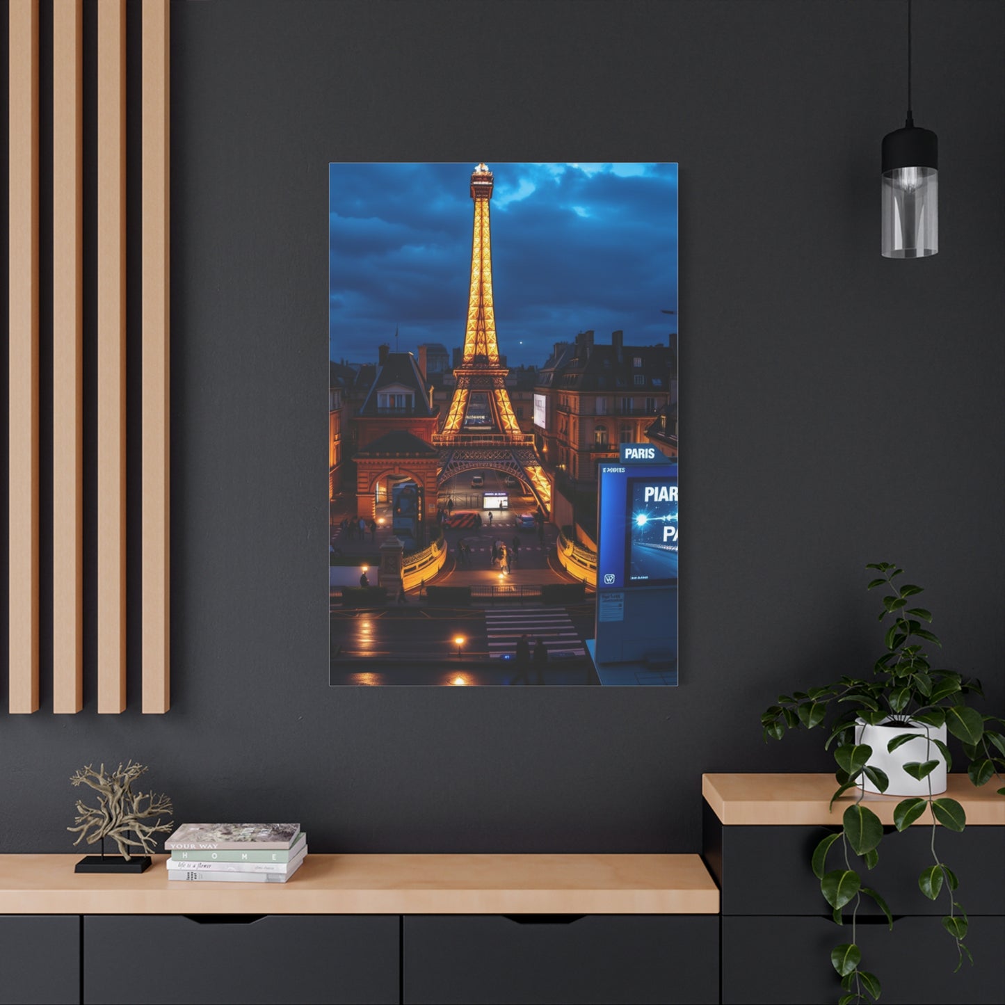 Glamorous Parisian Dreamscape Wall Art & Canvas Print