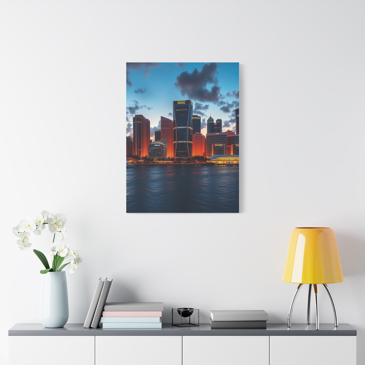 Opulent Skyline Silhouette Art Wall Art & Canvas Print