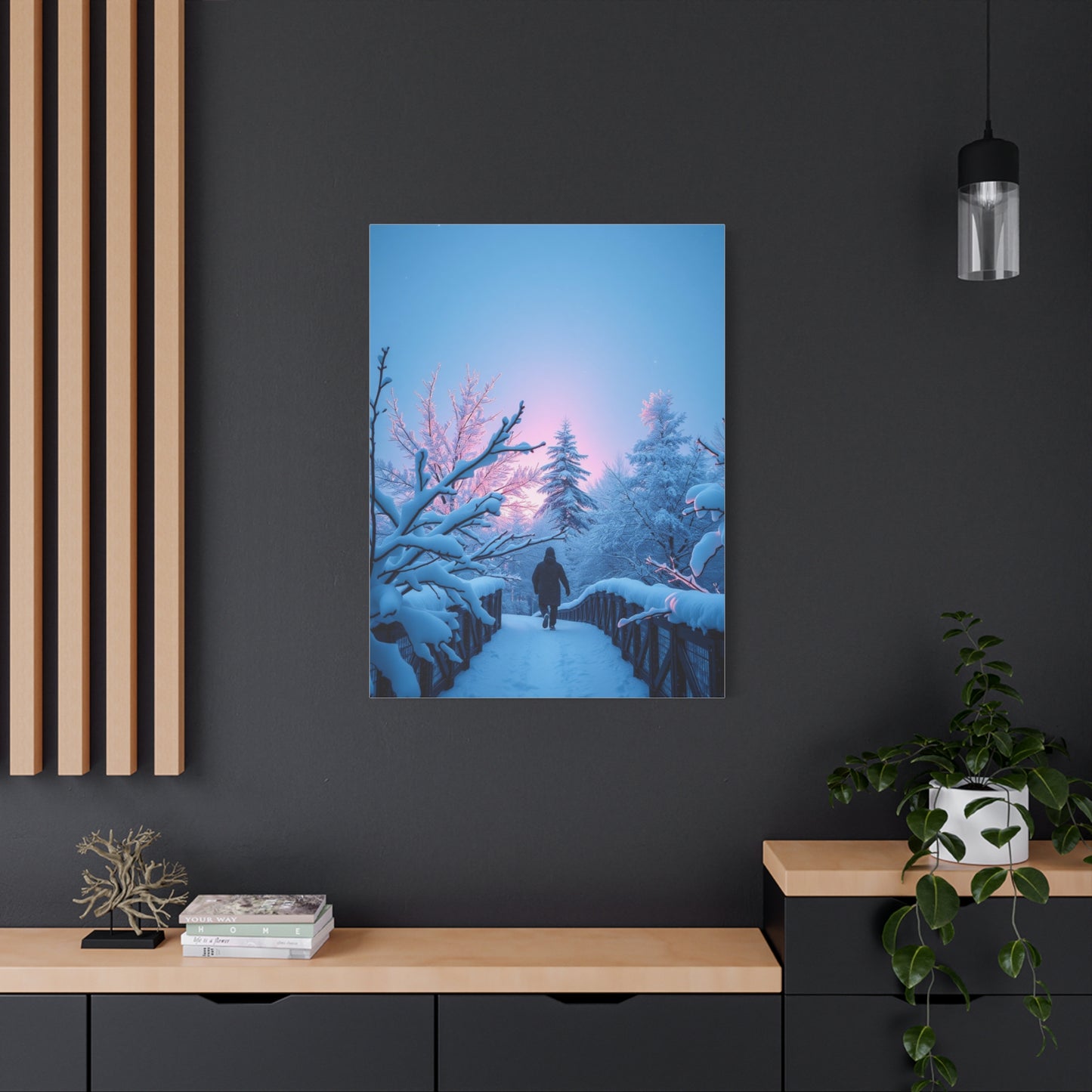Opulent Frosted Vistas Wall Art & Canvas Print