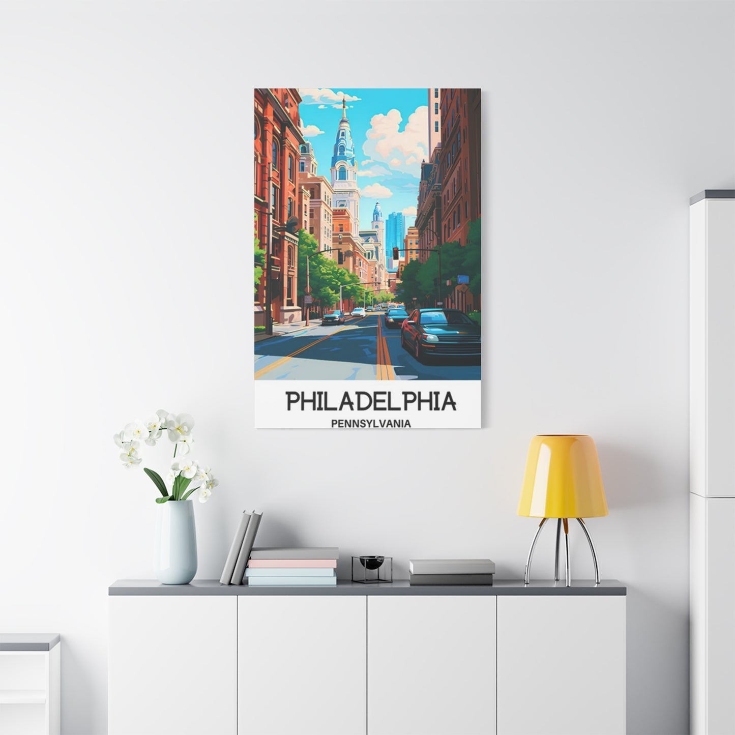 Philadelphia Pennsylvania Poster Wall Art & Canvas Prints