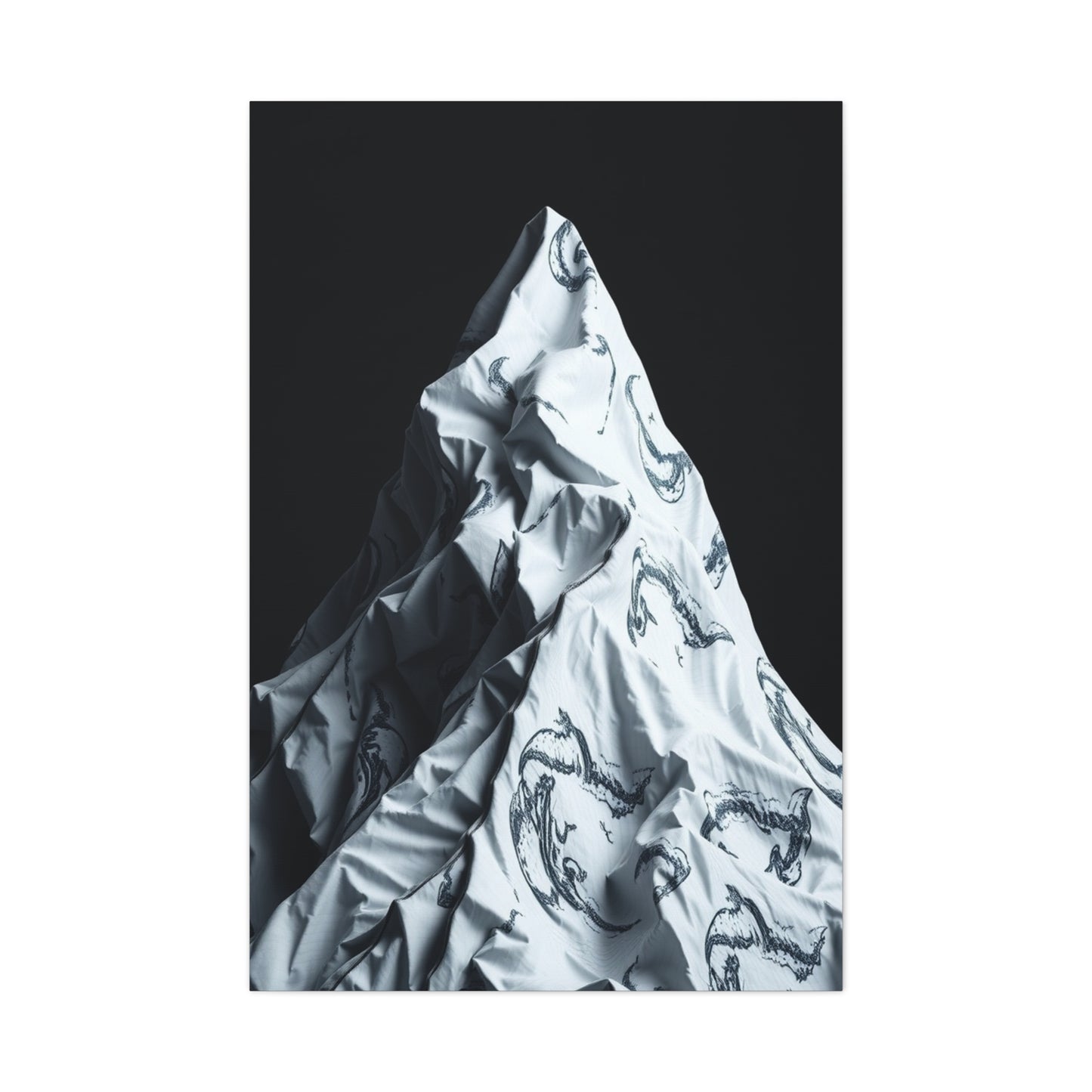 Gray & White Art Canvas Art 7 Wall Art & Canvas Print