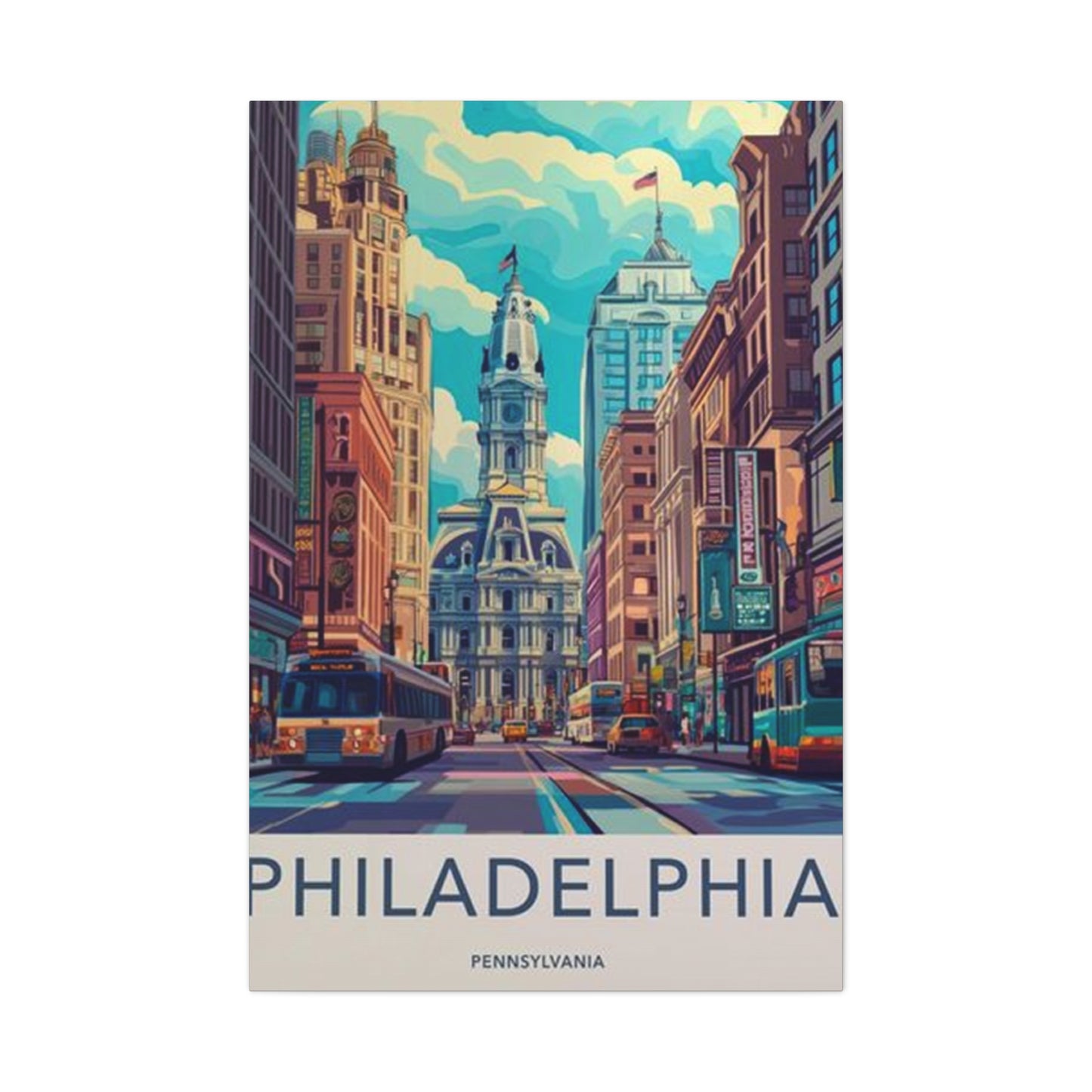 Streets Of Philadelphia Wall Art & Canvas Prints