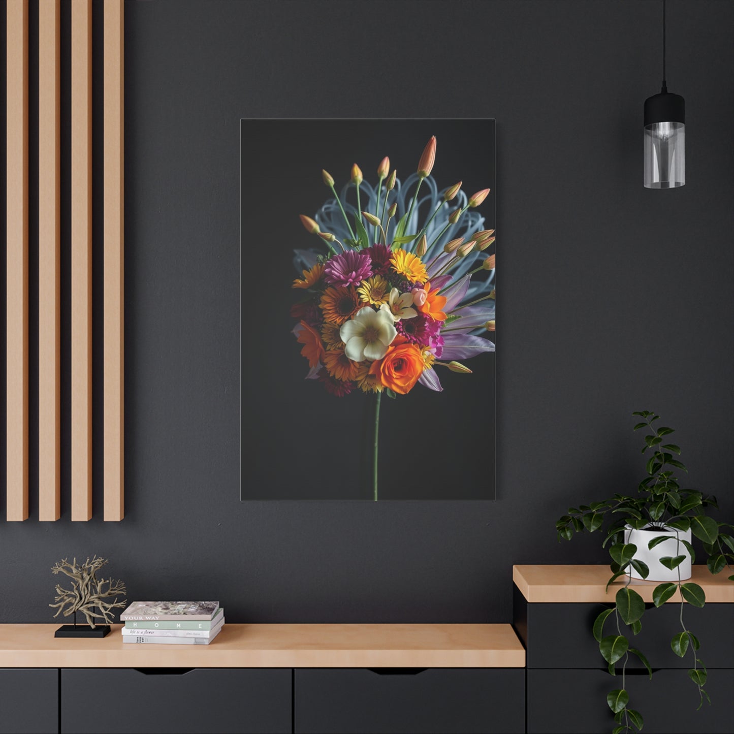 Flower Head Art Premium Canvas 19 Wall Art & Canvas Print