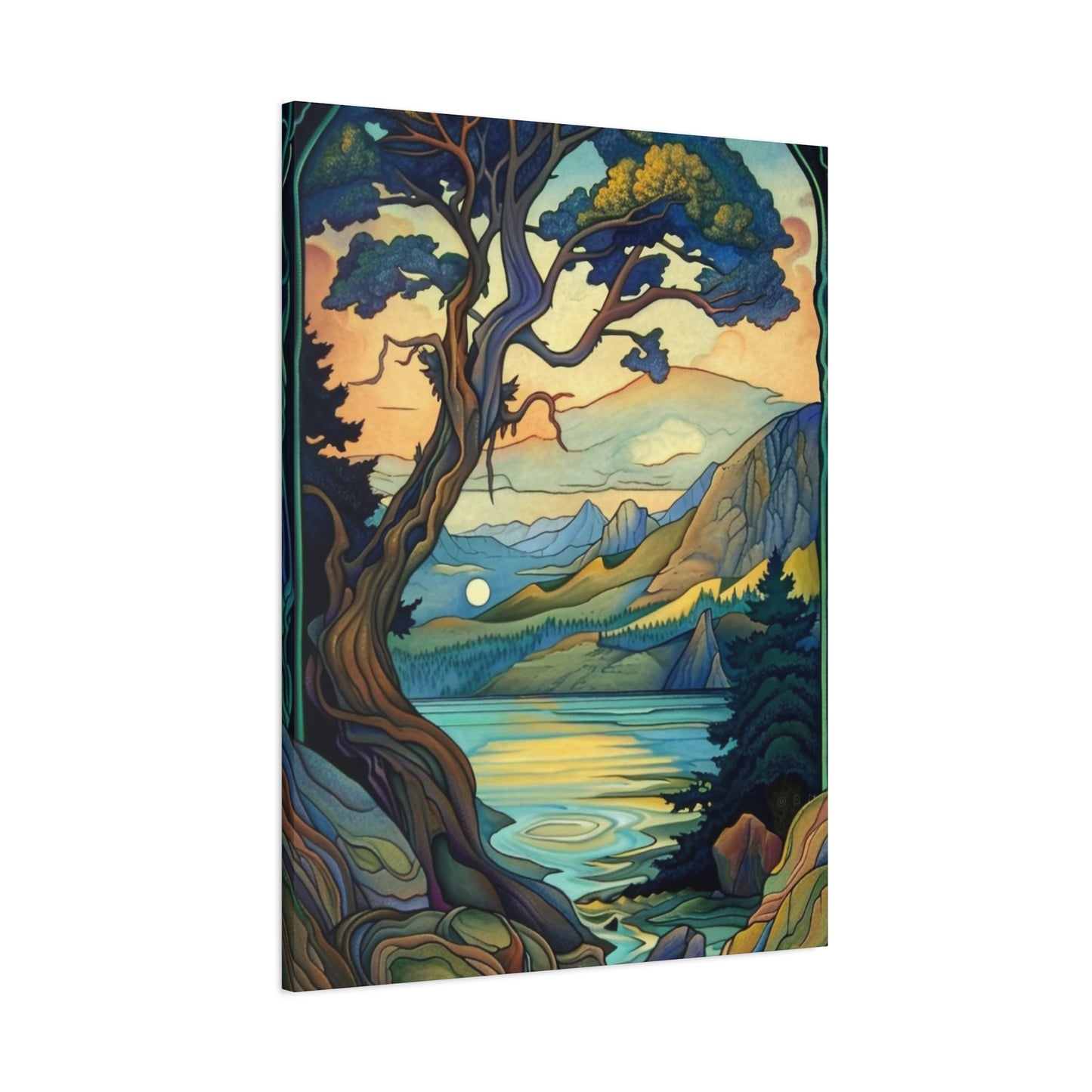 Forest River Landscape Wall Art & Canvas Prints