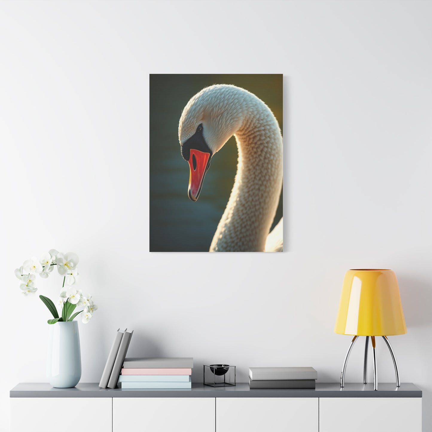 Swan Art Canvas Art 1 Wall Art & Canvas Print