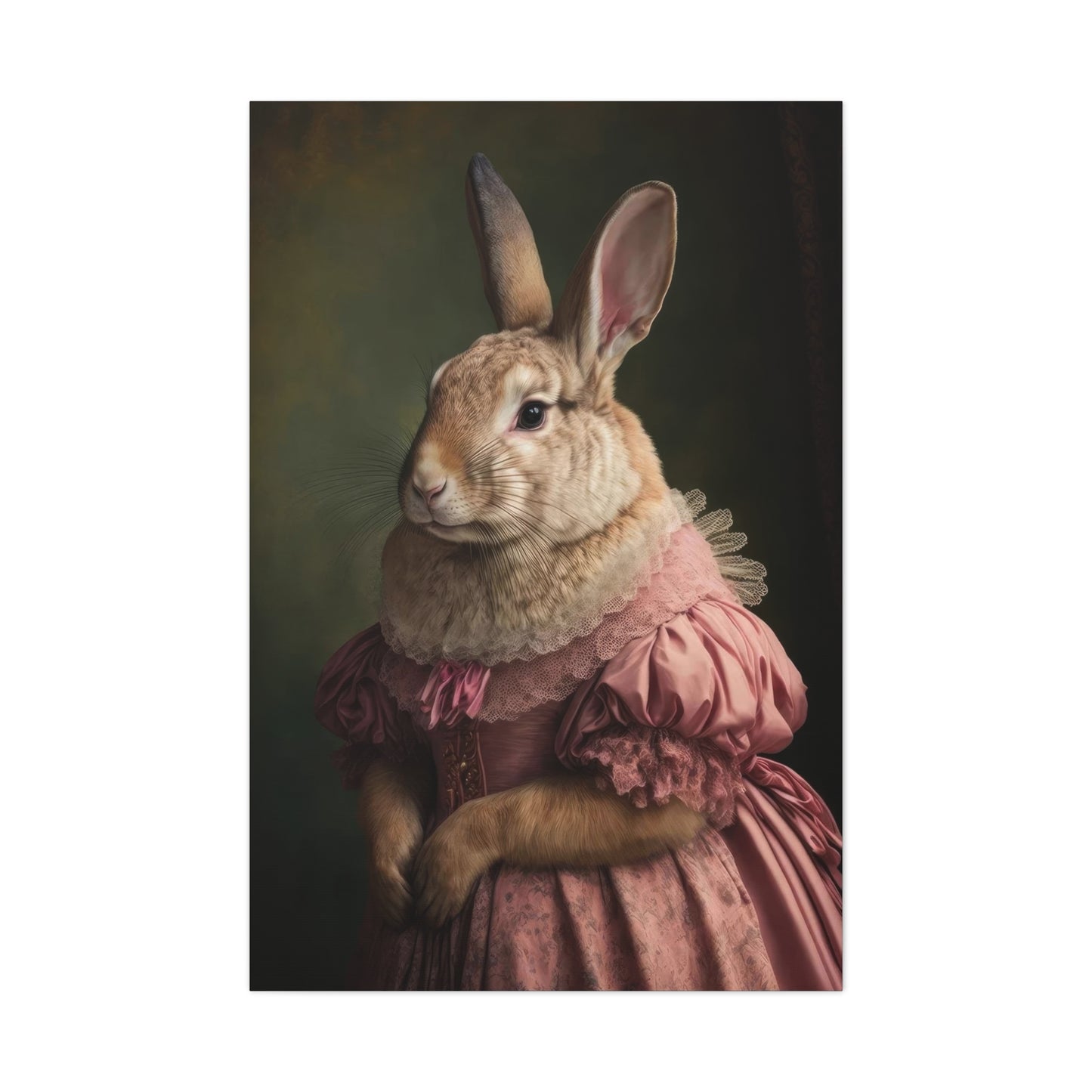 Lady Cottontail's Portrait Wall Art & Canvas Prints