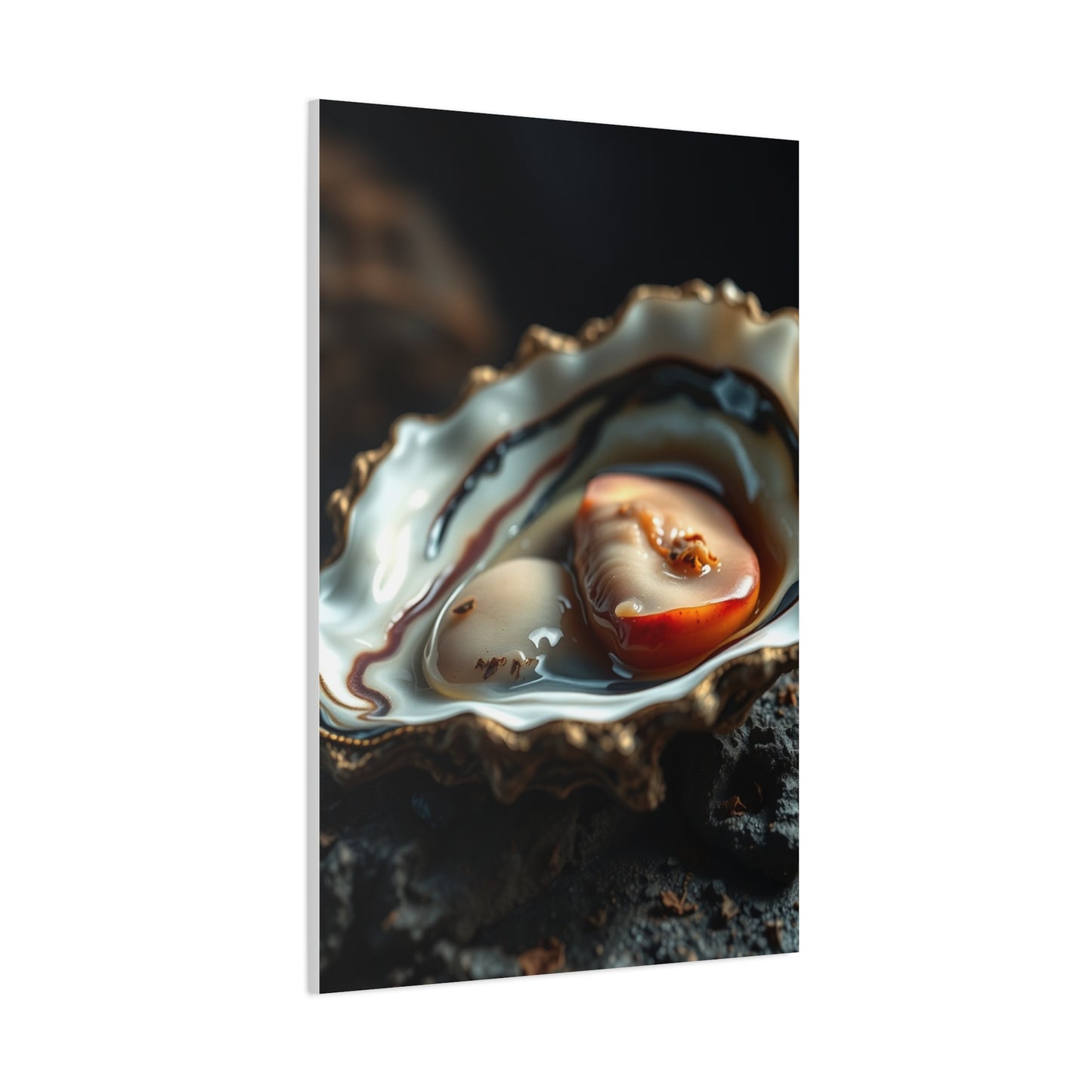 Oyster Art Canvas Art 5 Wall Art & Canvas Print