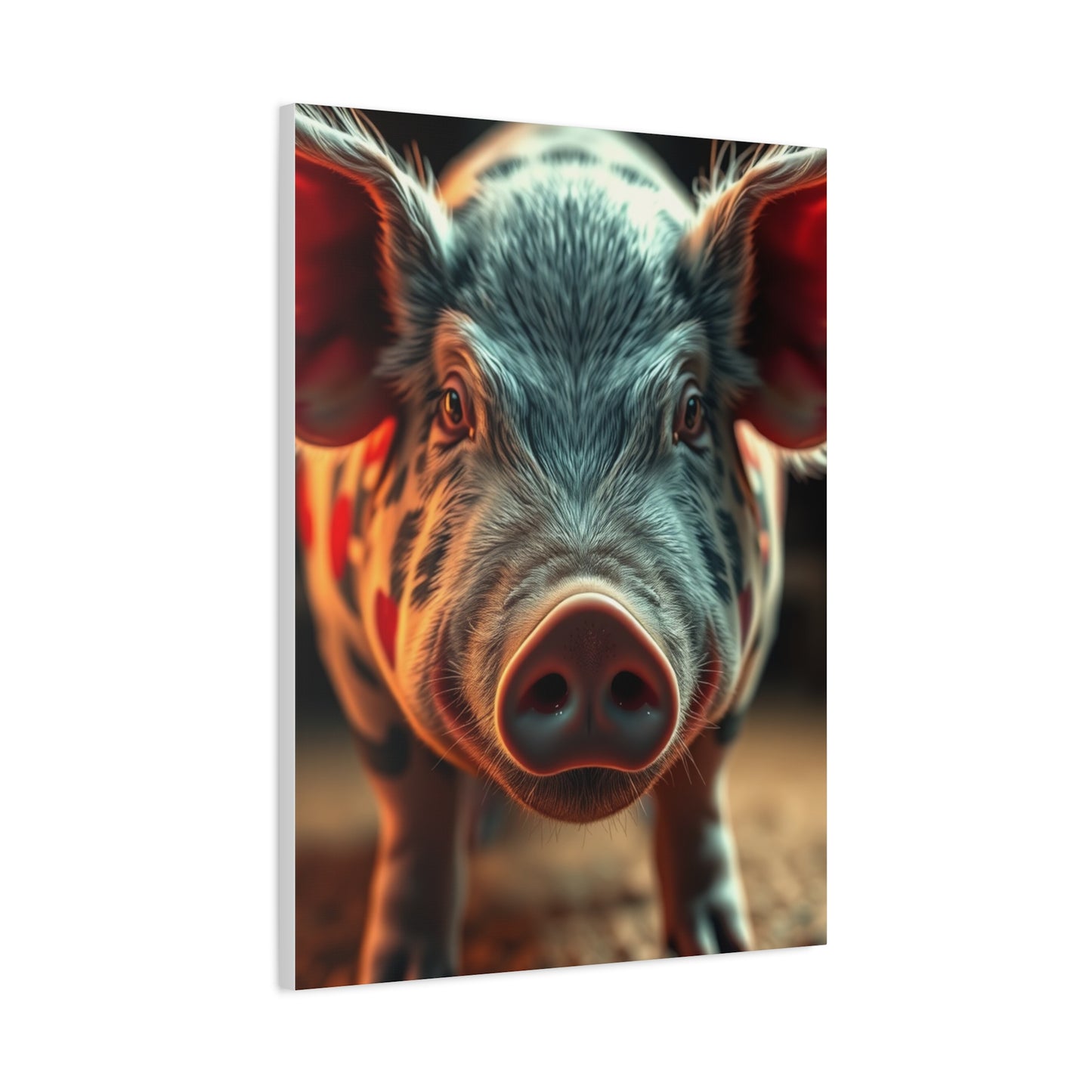Pig Art Canvas Art 1 Wall Art & Canvas Print
