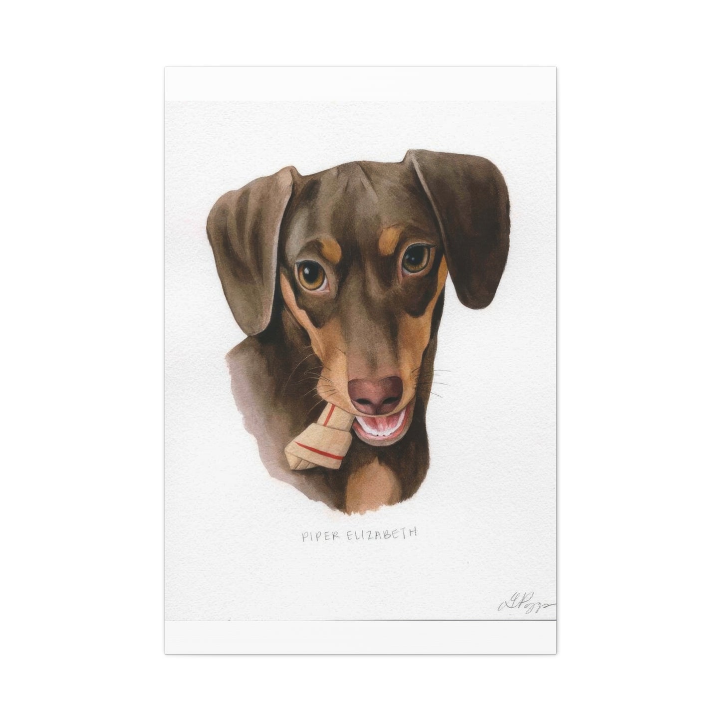 Grace Pop Wag Dog Wall Art & Canvas Prints