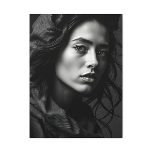 Gilded Monochrome Dream Wall Art & Canvas Print