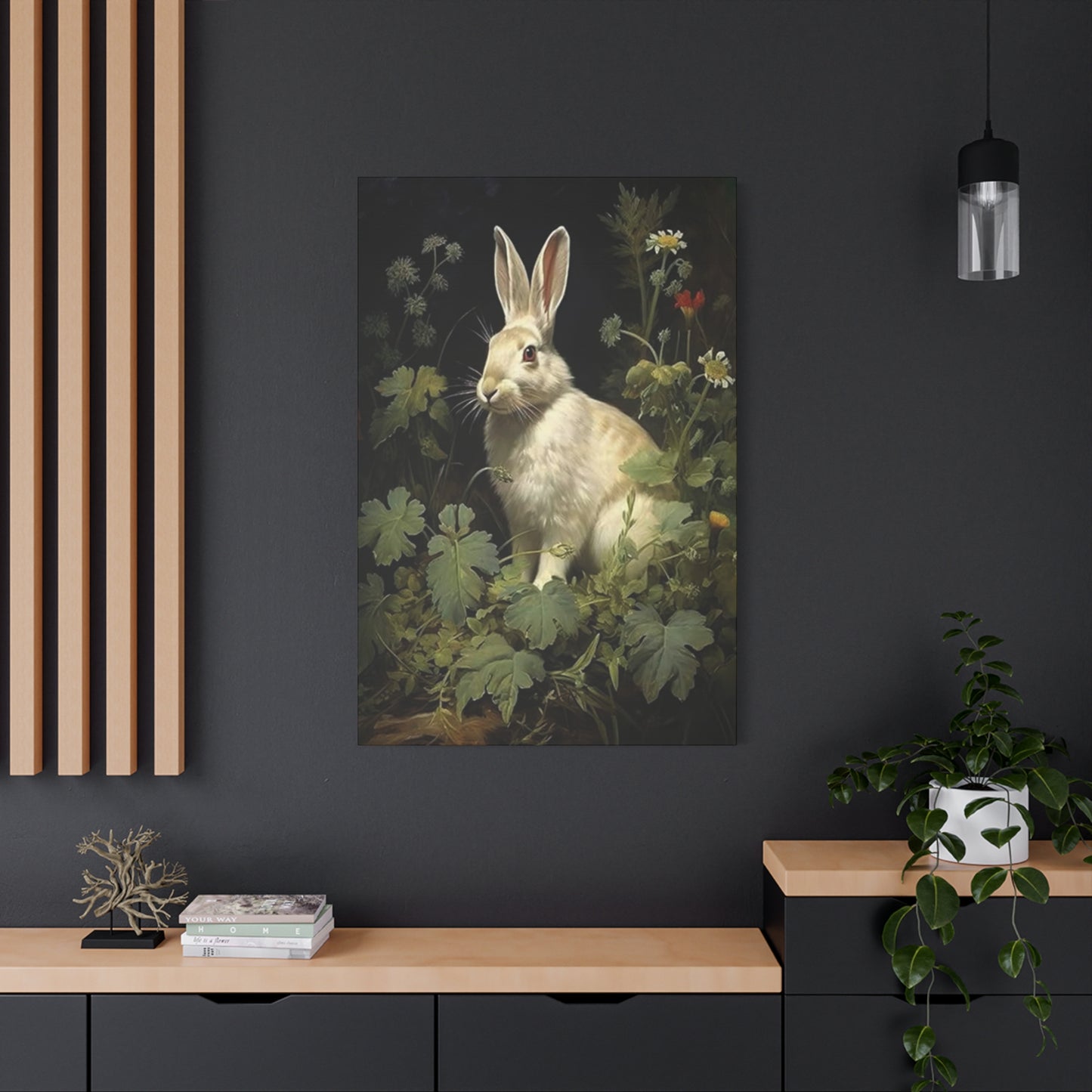White Rabbit Wall Art & Canvas Prints