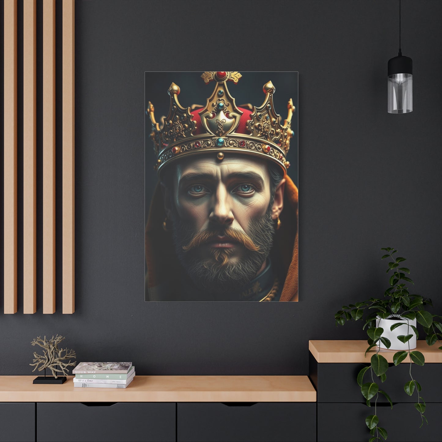 Crown Art Luxury Canvas Wall Art & Canvas Print