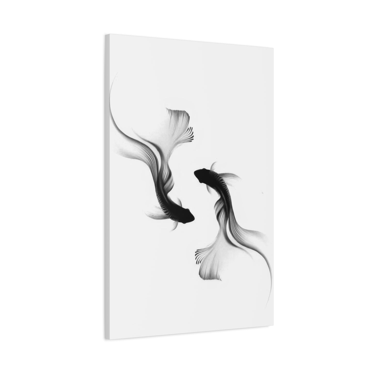 Fishes Grey Wall Art & Canvas Prints