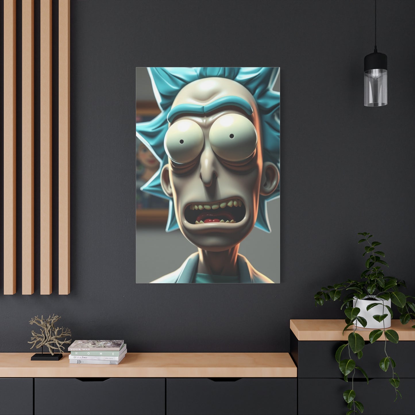 Rick and Morty Art Premium Canvas 19 Wall Art & Canvas Print