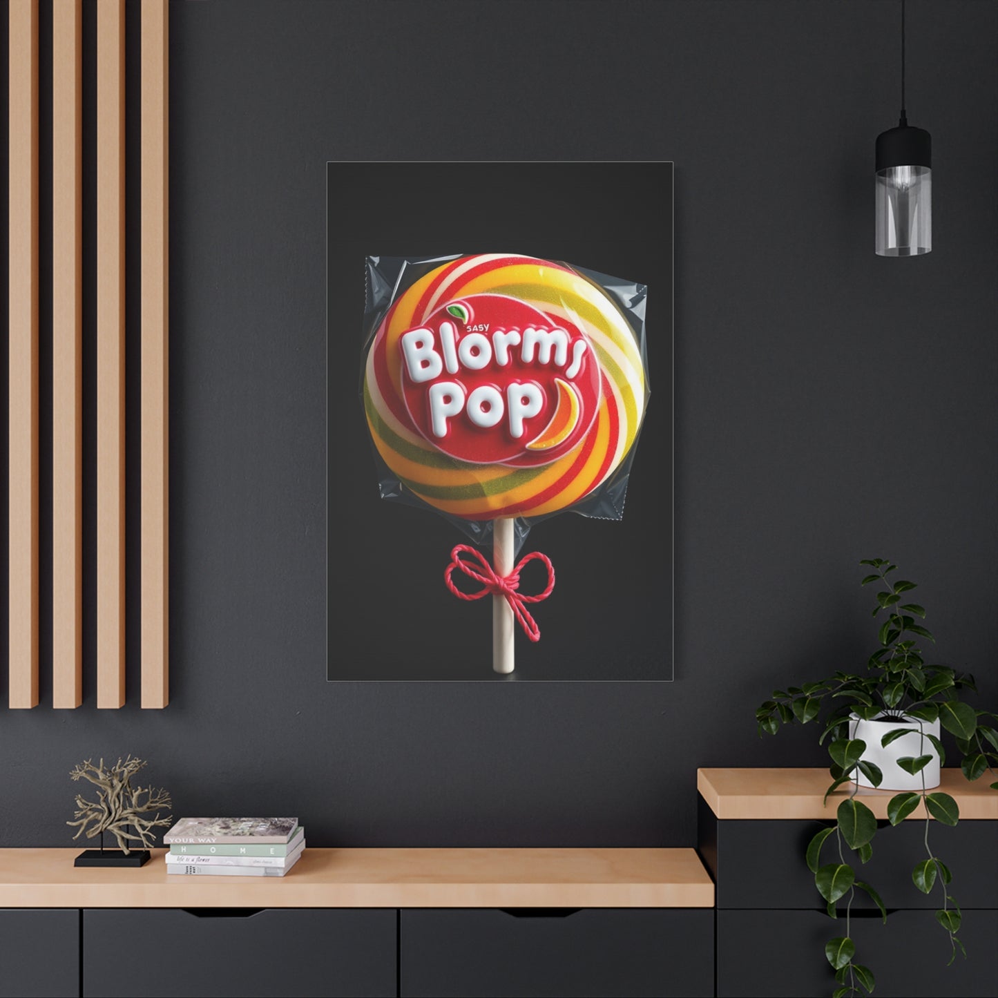 Graceful Lollipop Enchantment Wall Art & Canvas Print