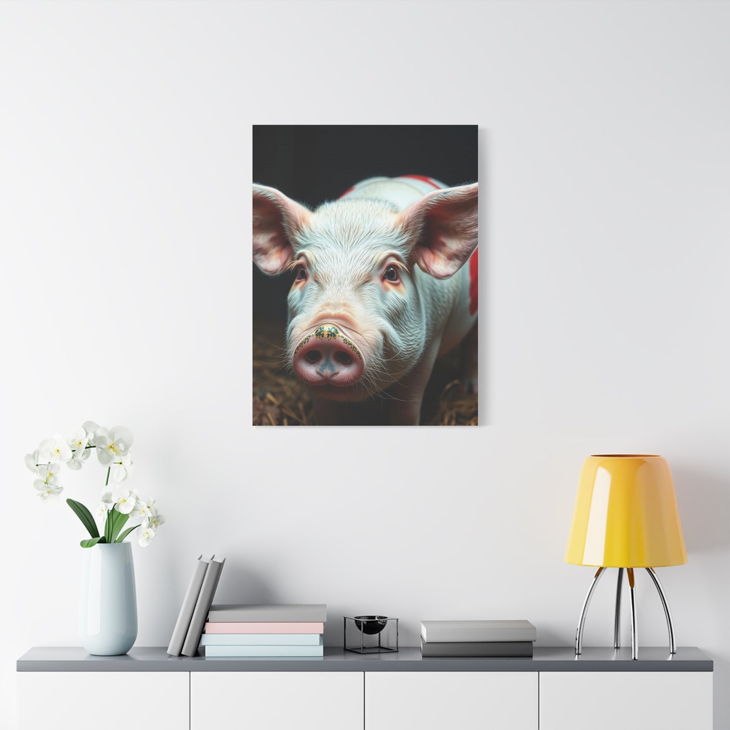 Pig Art Canvas Art 2 Wall Art & Canvas Print