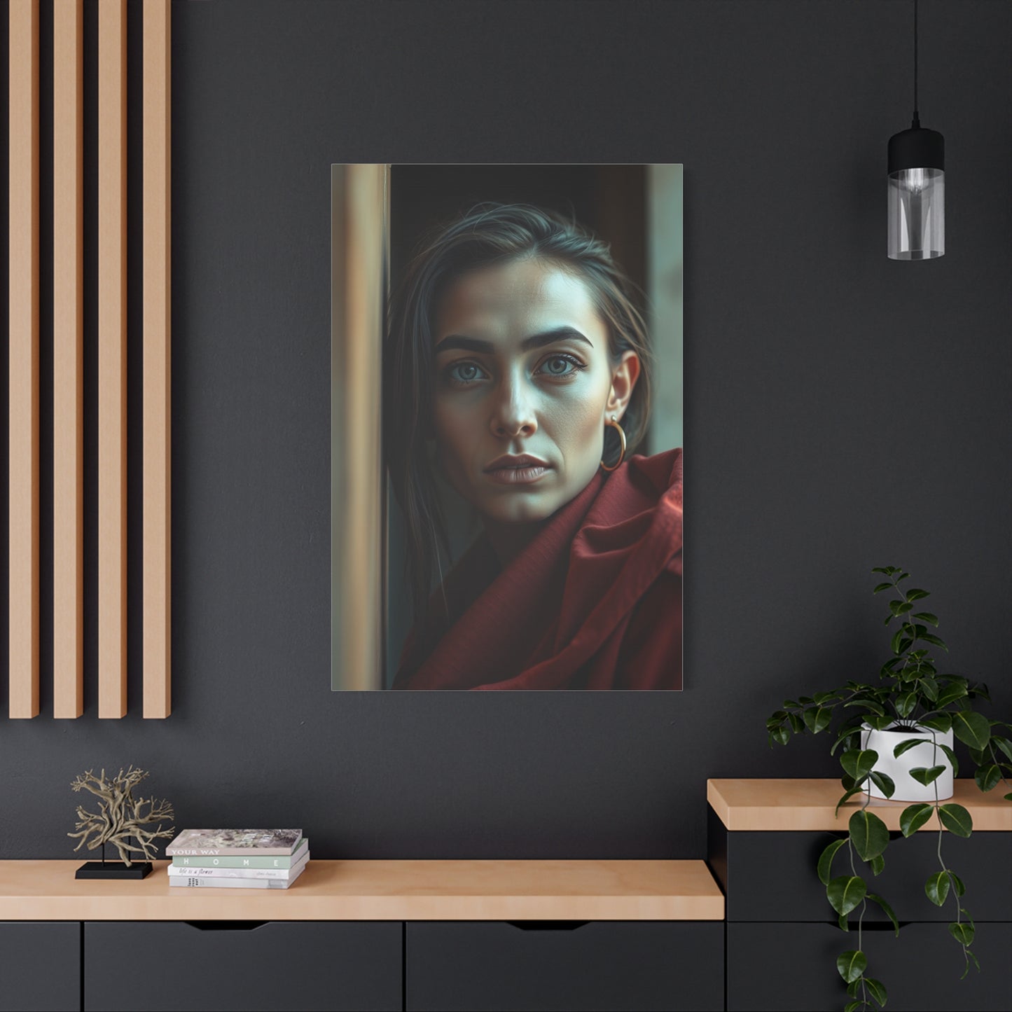 Vertical Symphony Canvas Wall Art & Canvas Print