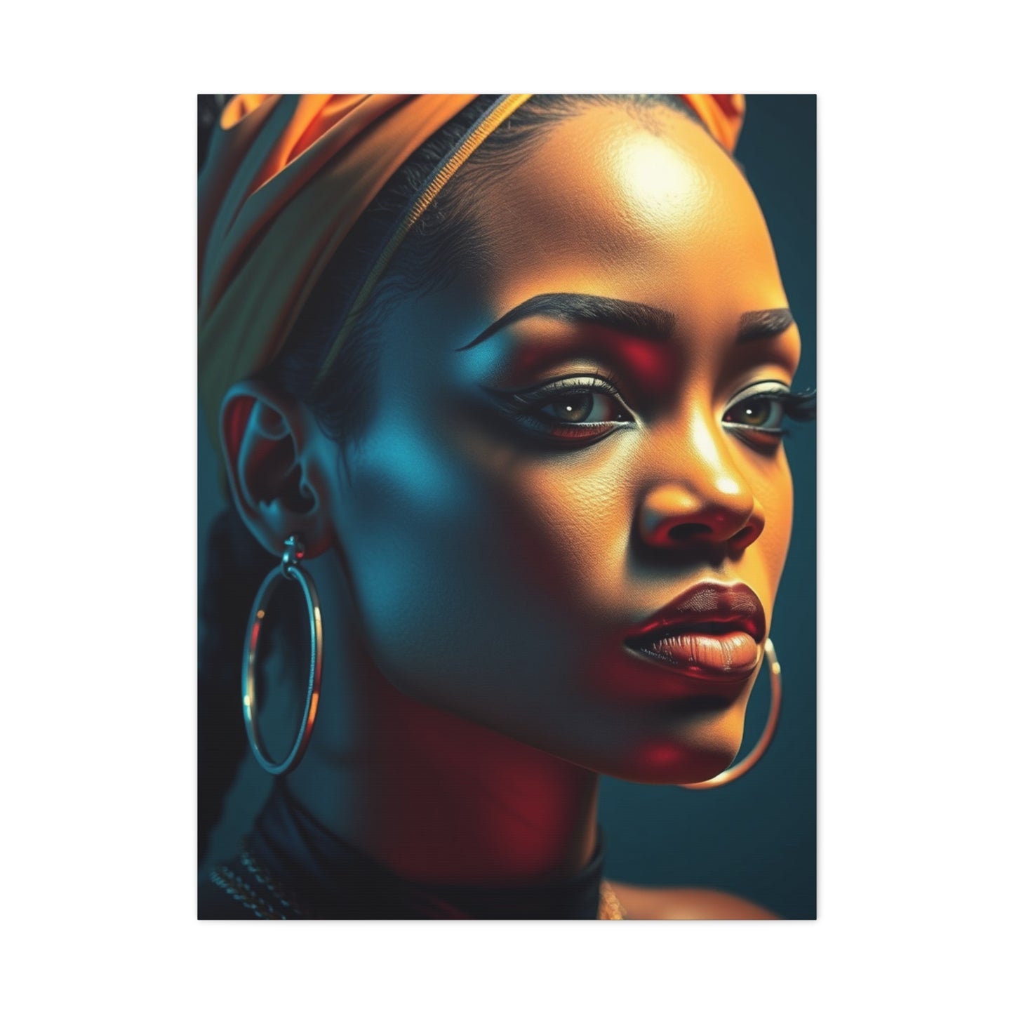 Glamorous Rihanna Artistry Canvas Wall Art & Canvas Print