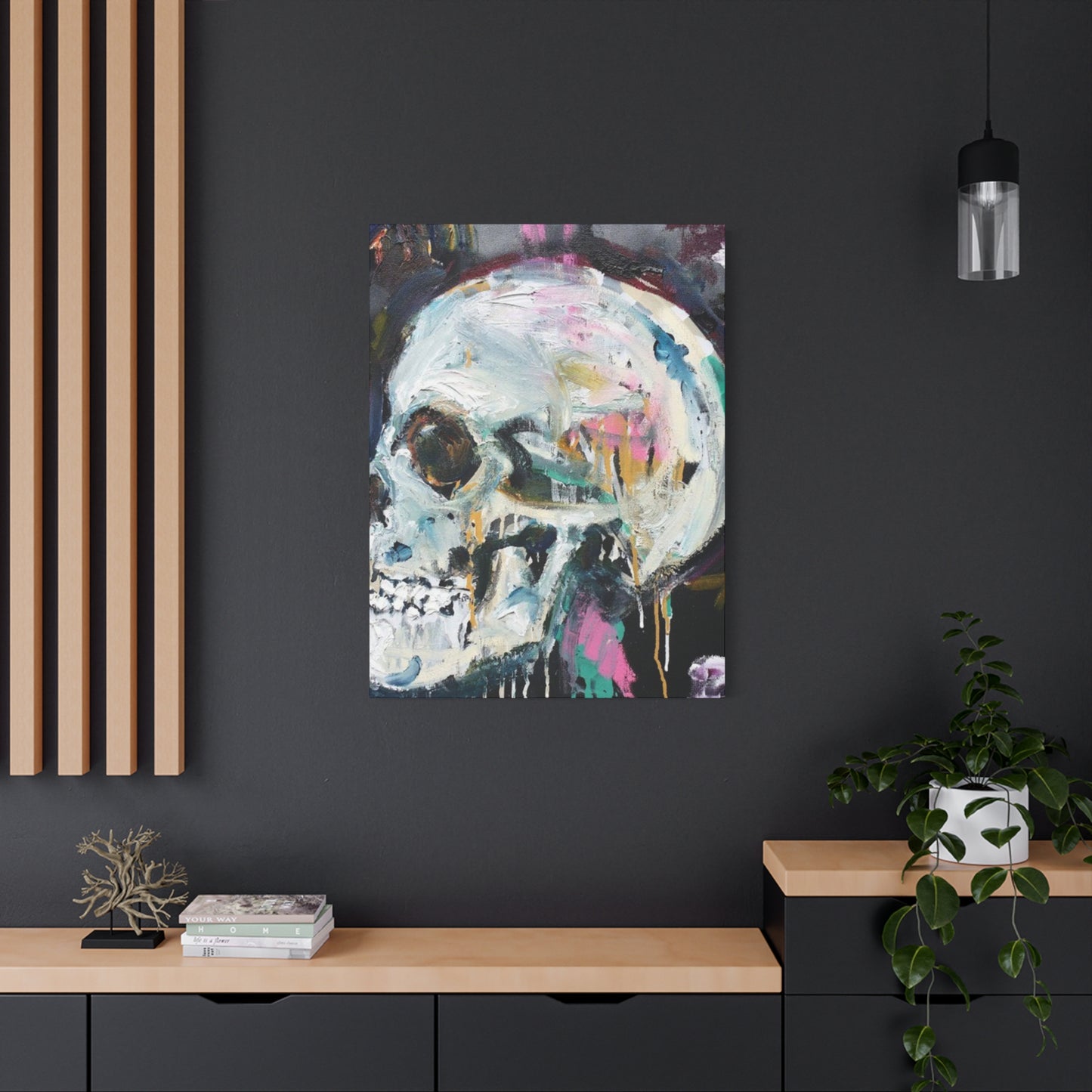 Skull Painting Wall Art & Canvas Prints