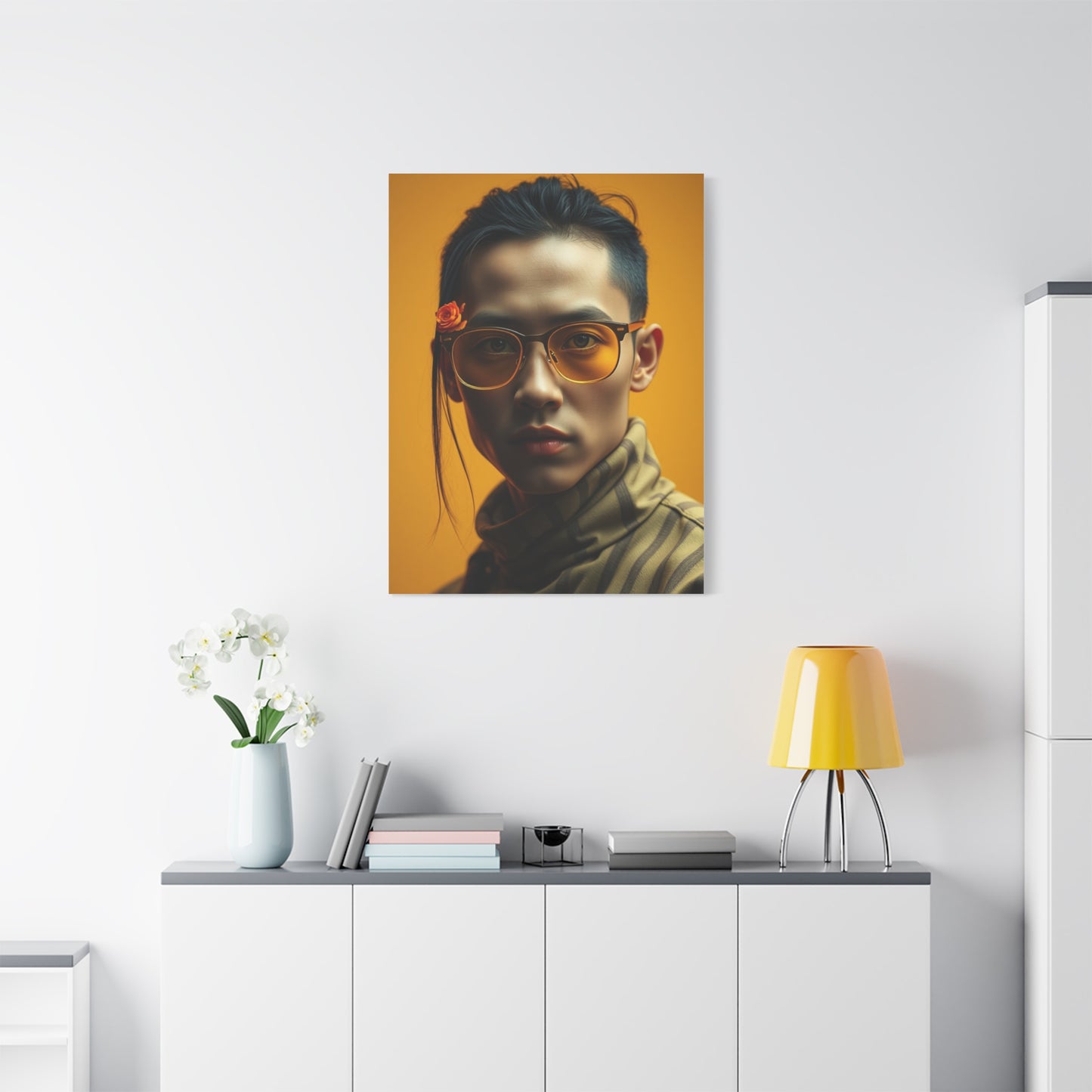 Luminous Gold Impression Wall Art & Canvas Print
