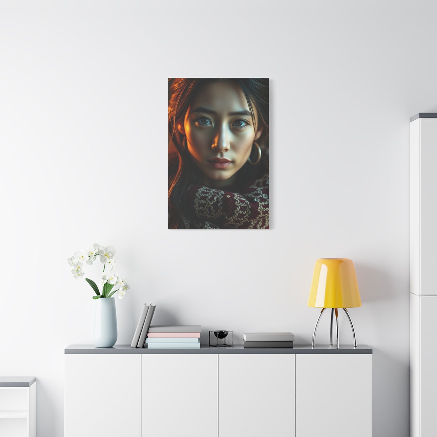 Saffron Brilliance Panel Wall Art & Canvas Print