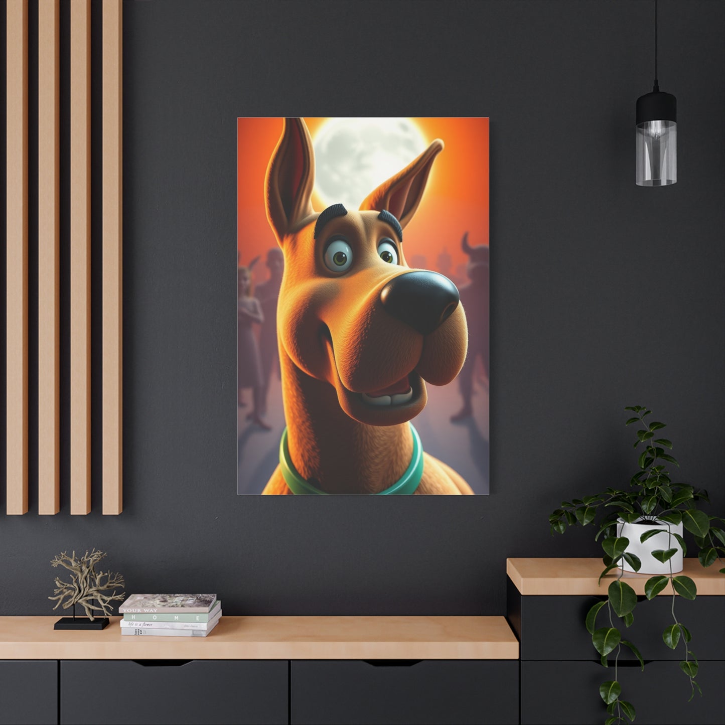 Scooby-Doo (TV Series) Characters Art Supreme Canvas Wall Art & Canvas Print