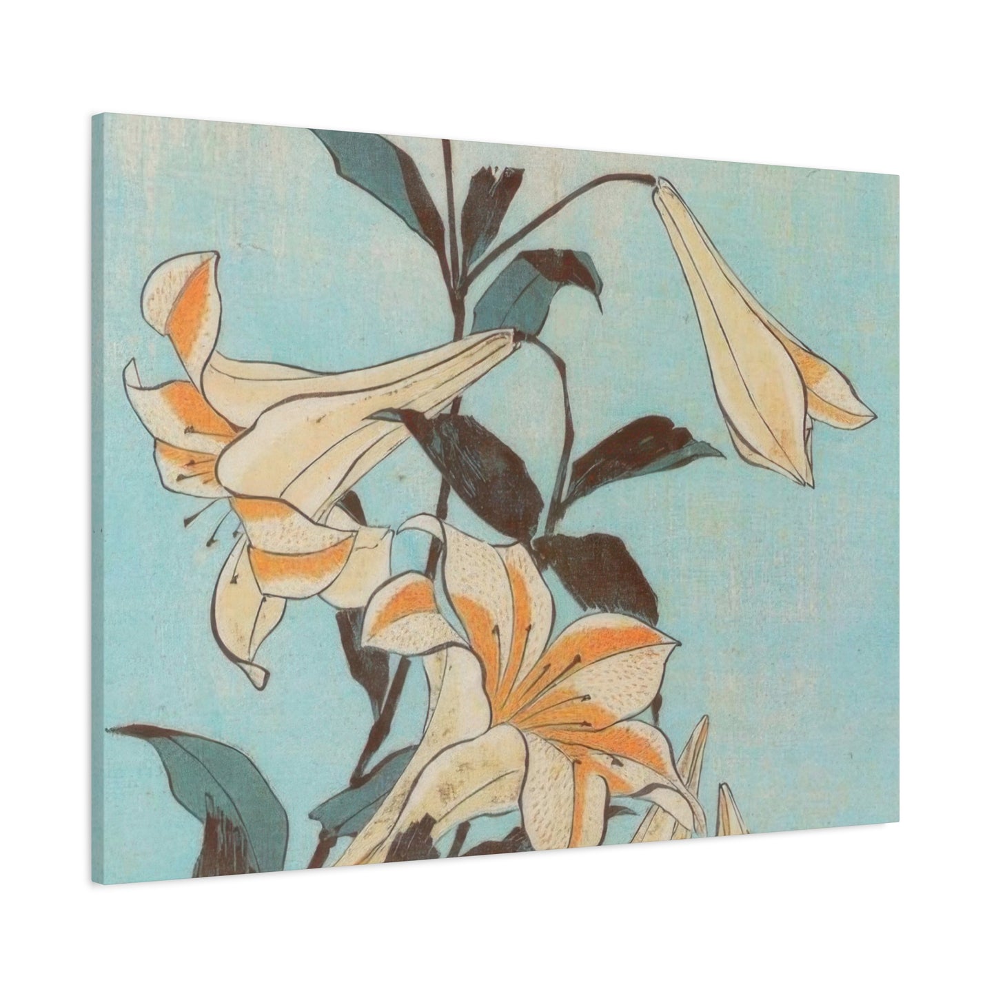 Katsushika Hokusai Ai Lilies Wall Art & Canvas Prints