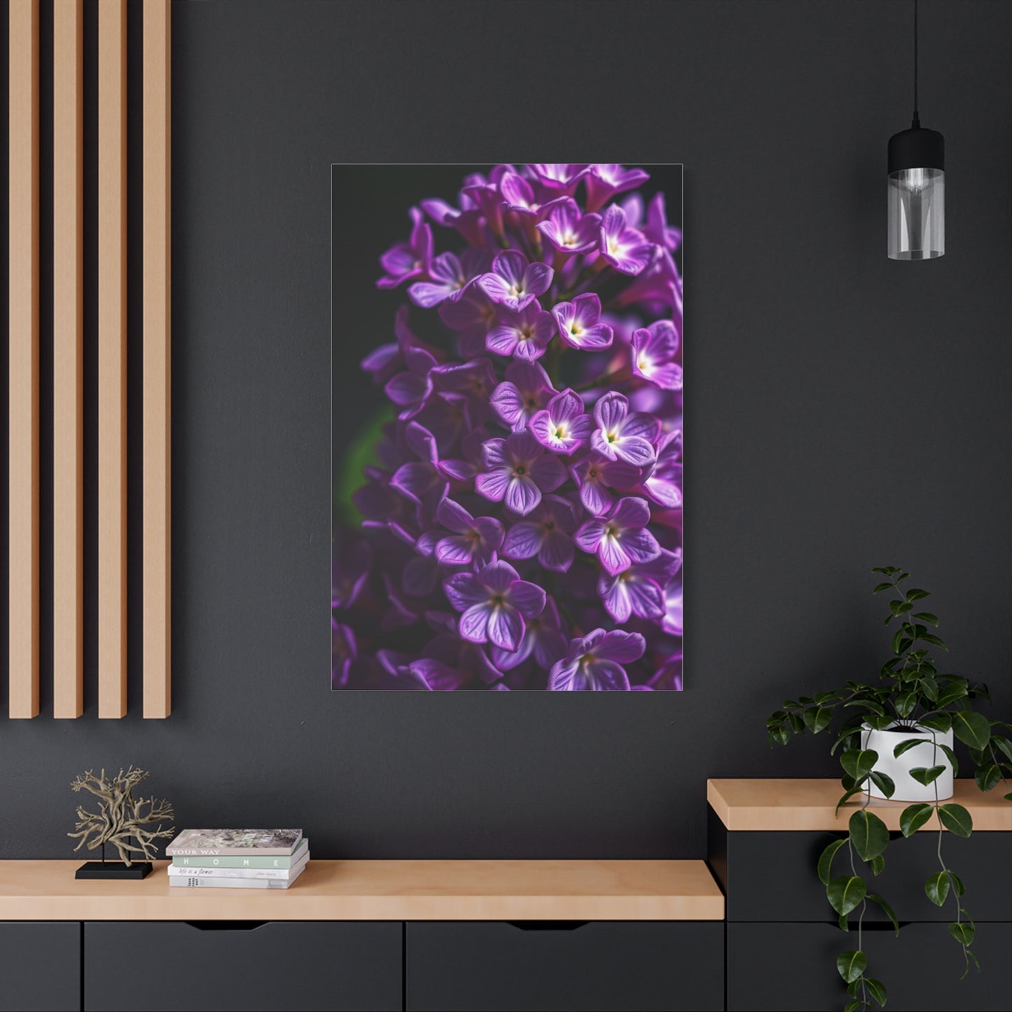 Masterpiece Lilac Flower Art Vision Wall Art & Canvas Print