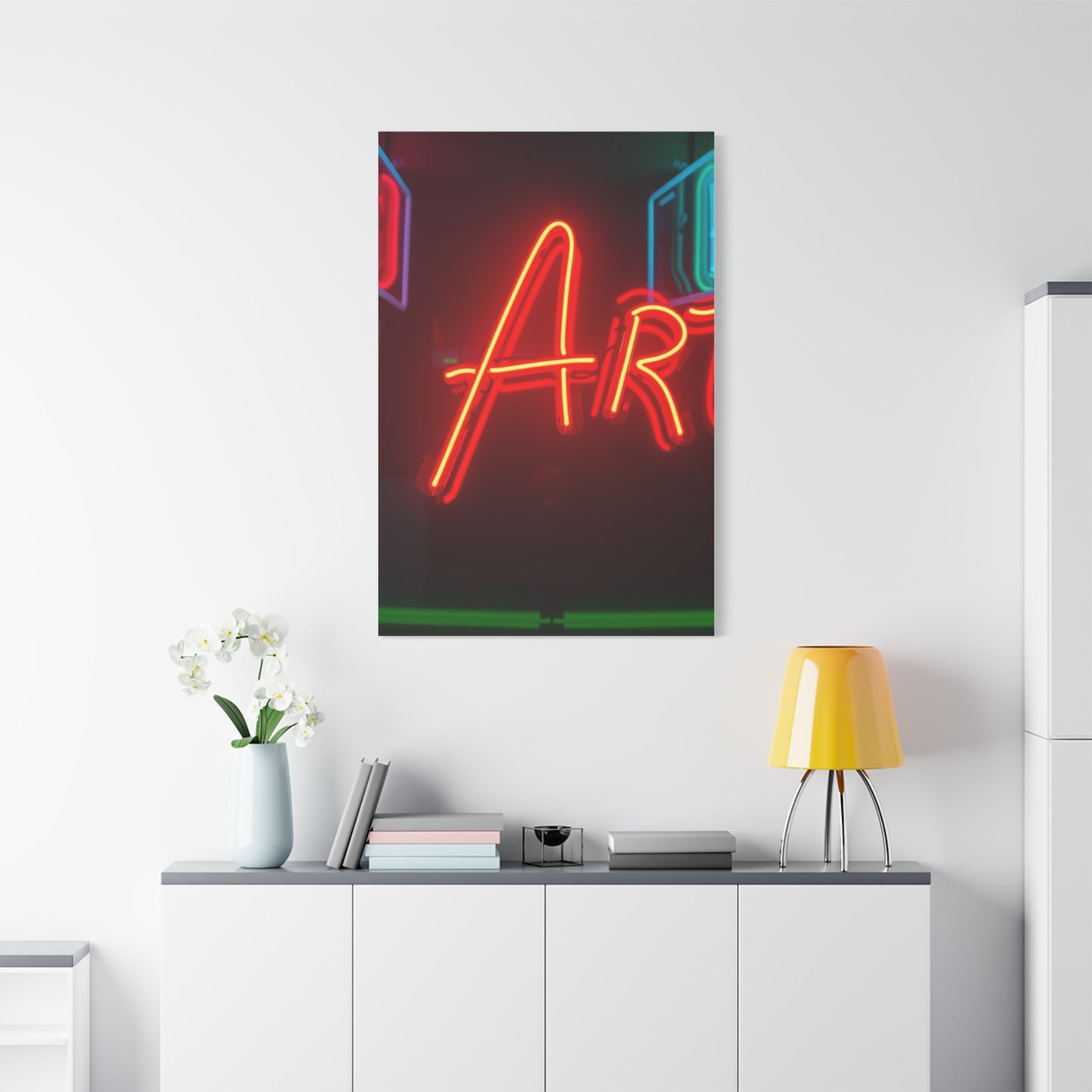 Neon Art Premium Canvas 17 Wall Art & Canvas Print