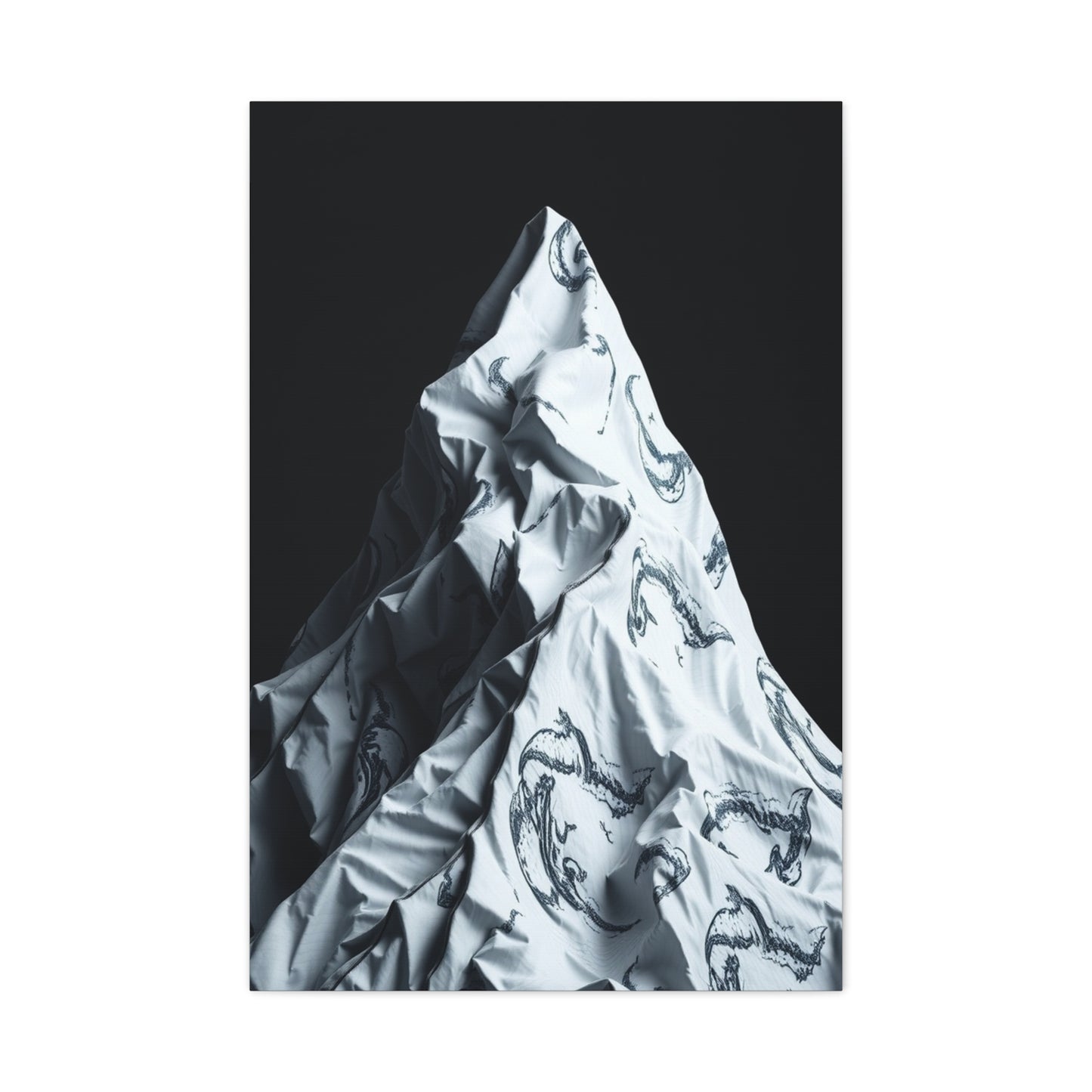 Gray & White Art Canvas Art 7 Wall Art & Canvas Print