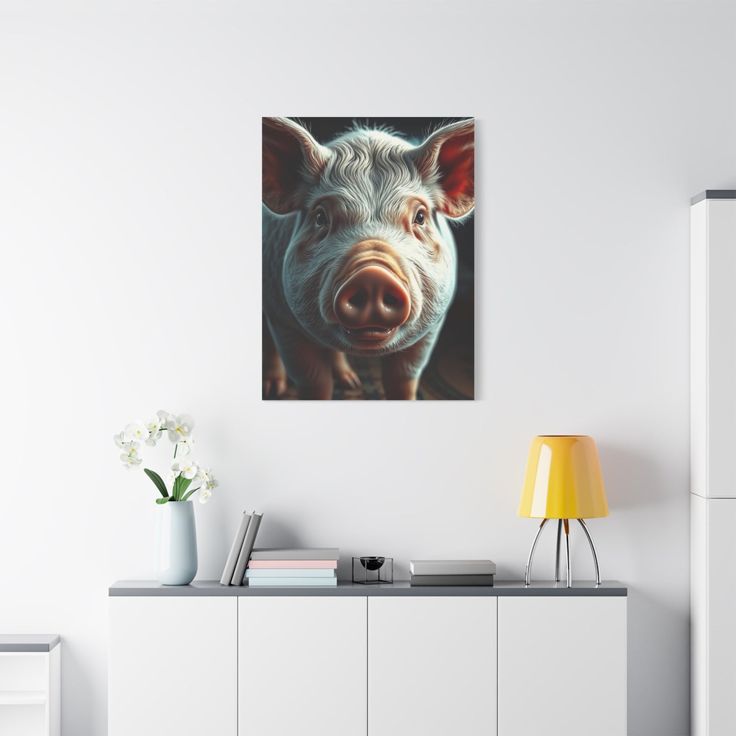 Pig Art Canvas Art 8 Wall Art & Canvas Print