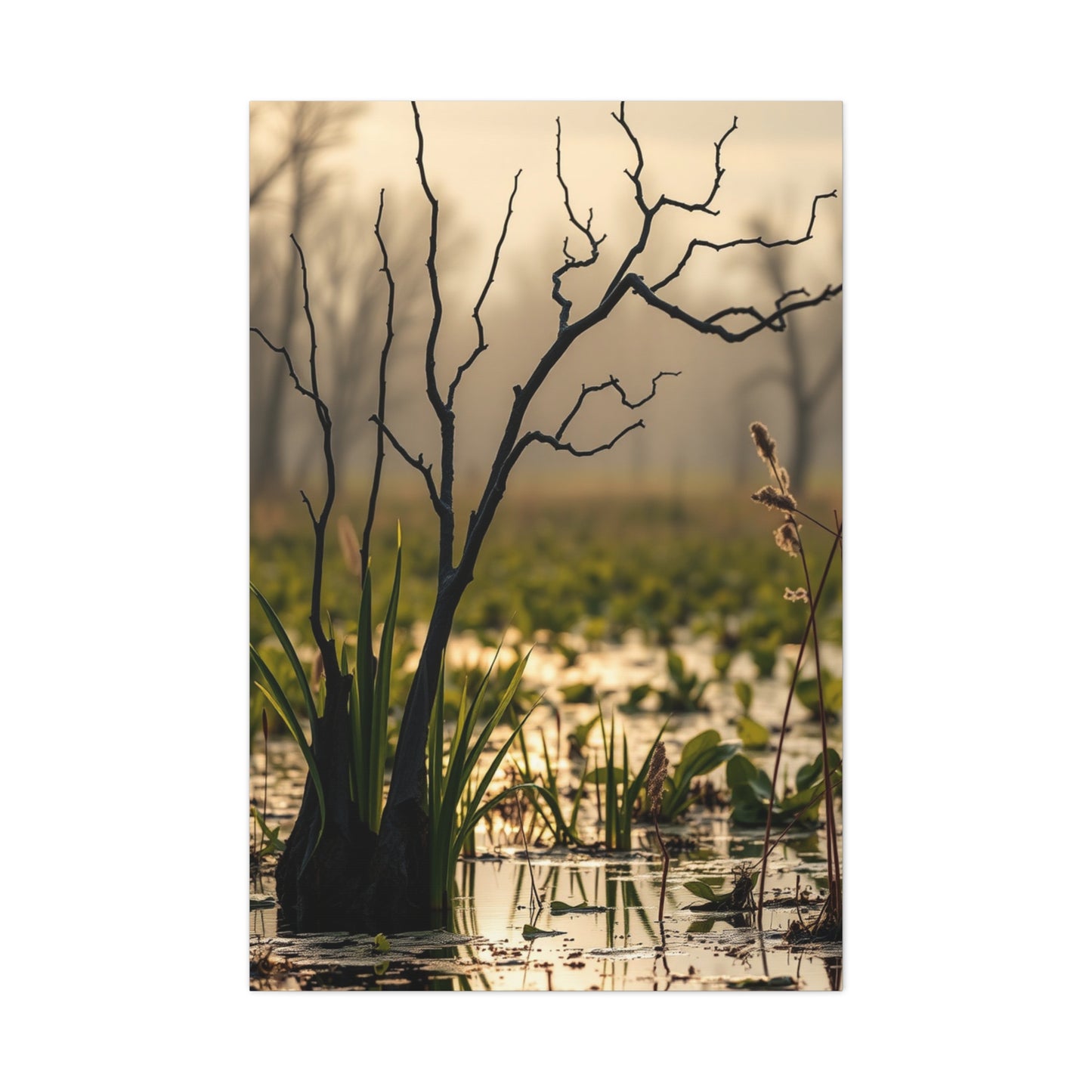 Marsh & Swamp Art Canvas Art 3 Wall Art & Canvas Print