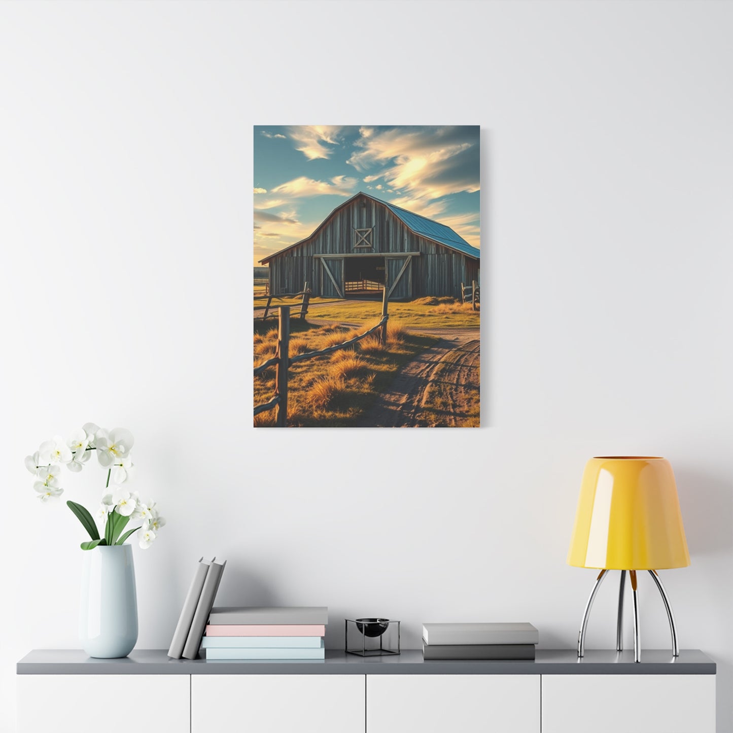Quaint Countryside Canvas Wall Art & Canvas Print