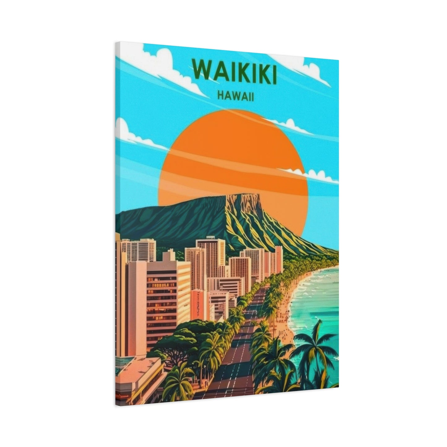 Waikiki Hawaii Wall Art & Canvas Prints