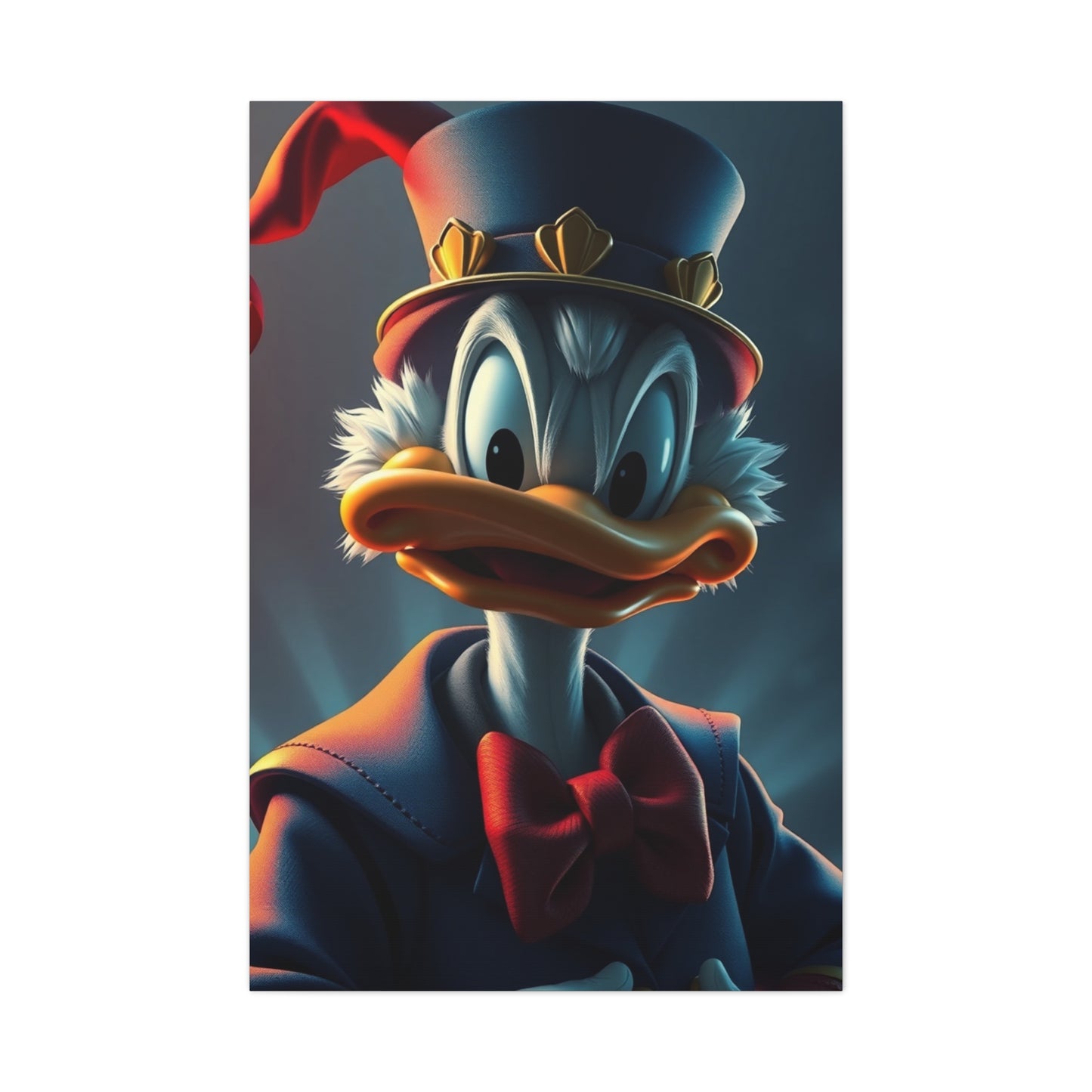 Dagobert Scrooge McDuck Art Premium Canvas 19 Wall Art & Canvas Print