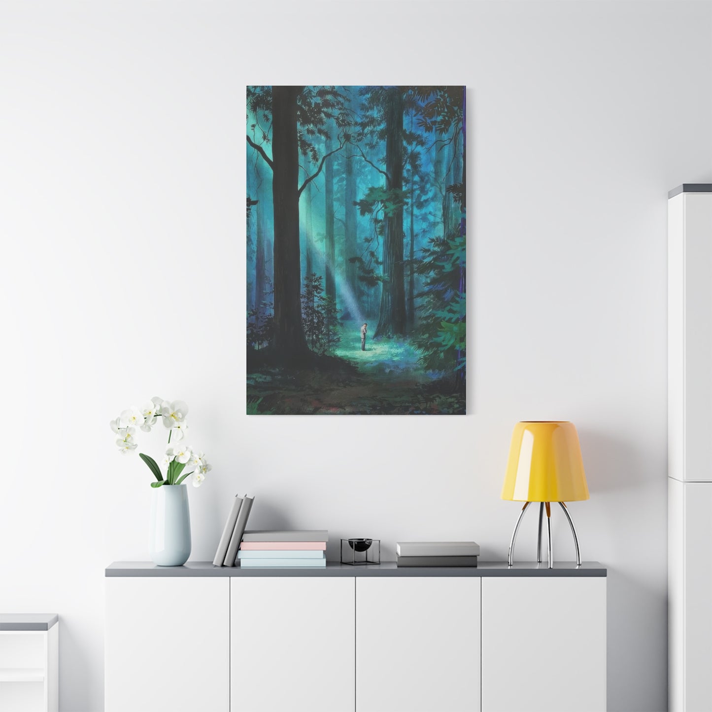 Green Dark Forest Wall Art & Canvas Prints