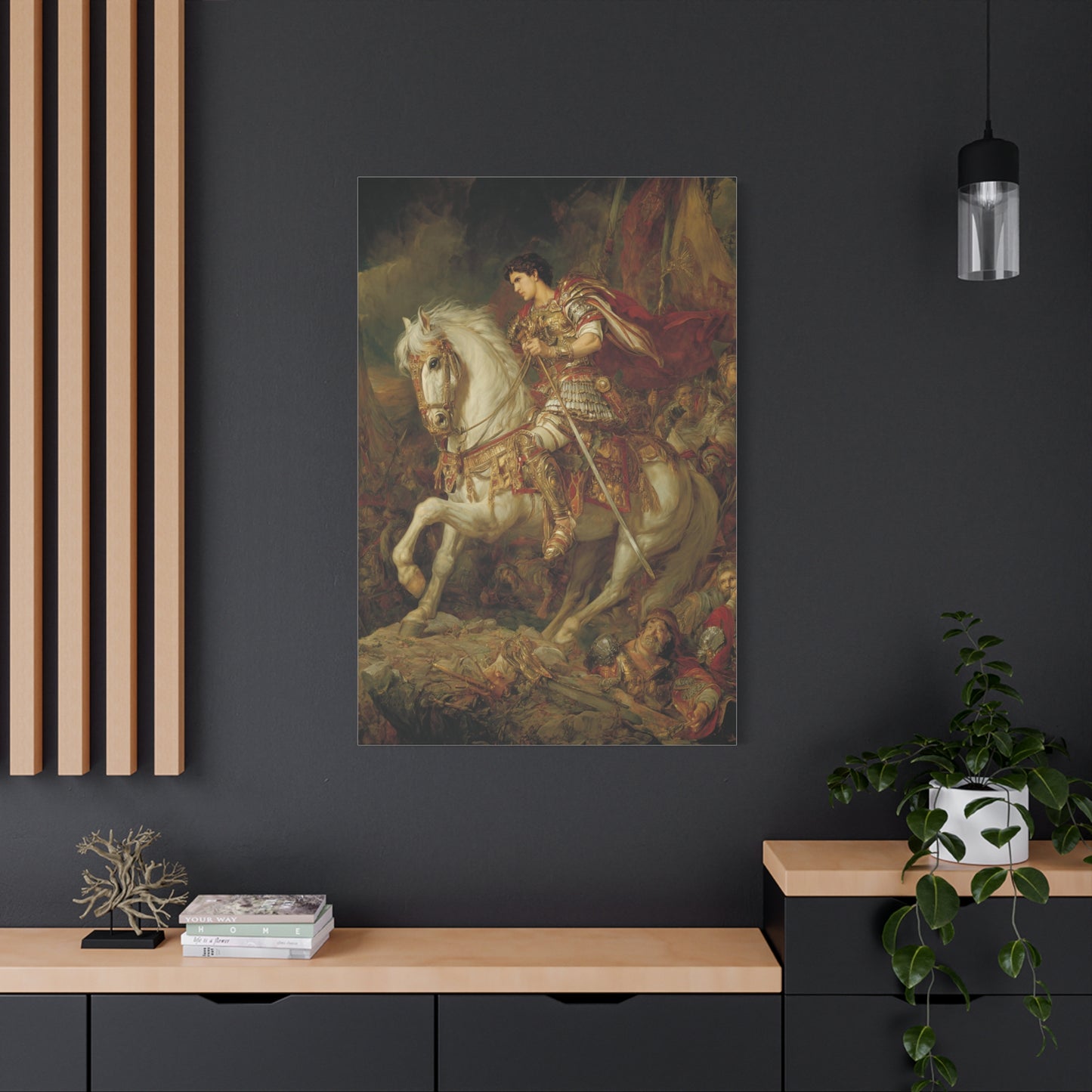 Alexander the Great Commanding The Battlefield Wall Art & Canvas Print