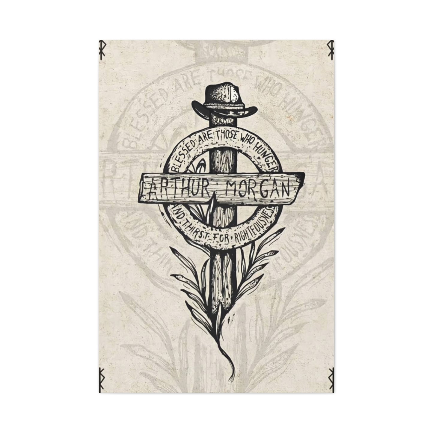 Arthur Morgan Sketch Wall Art & Canvas Prints